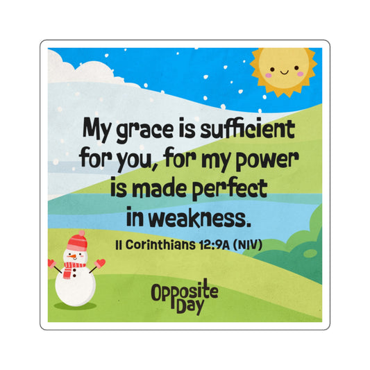 Memory Verse Sticker | V5 | Opposite Day Preschool