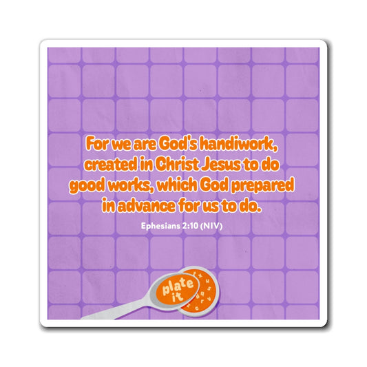 Memory Verse Magnet | V5 | Plate It Preschool