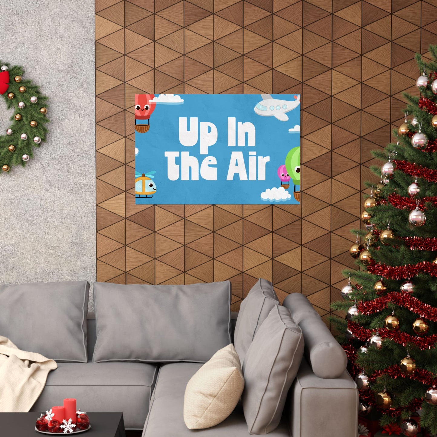 Poster I V5 I Up In The Air Preschool Series Graphic I Horizontal