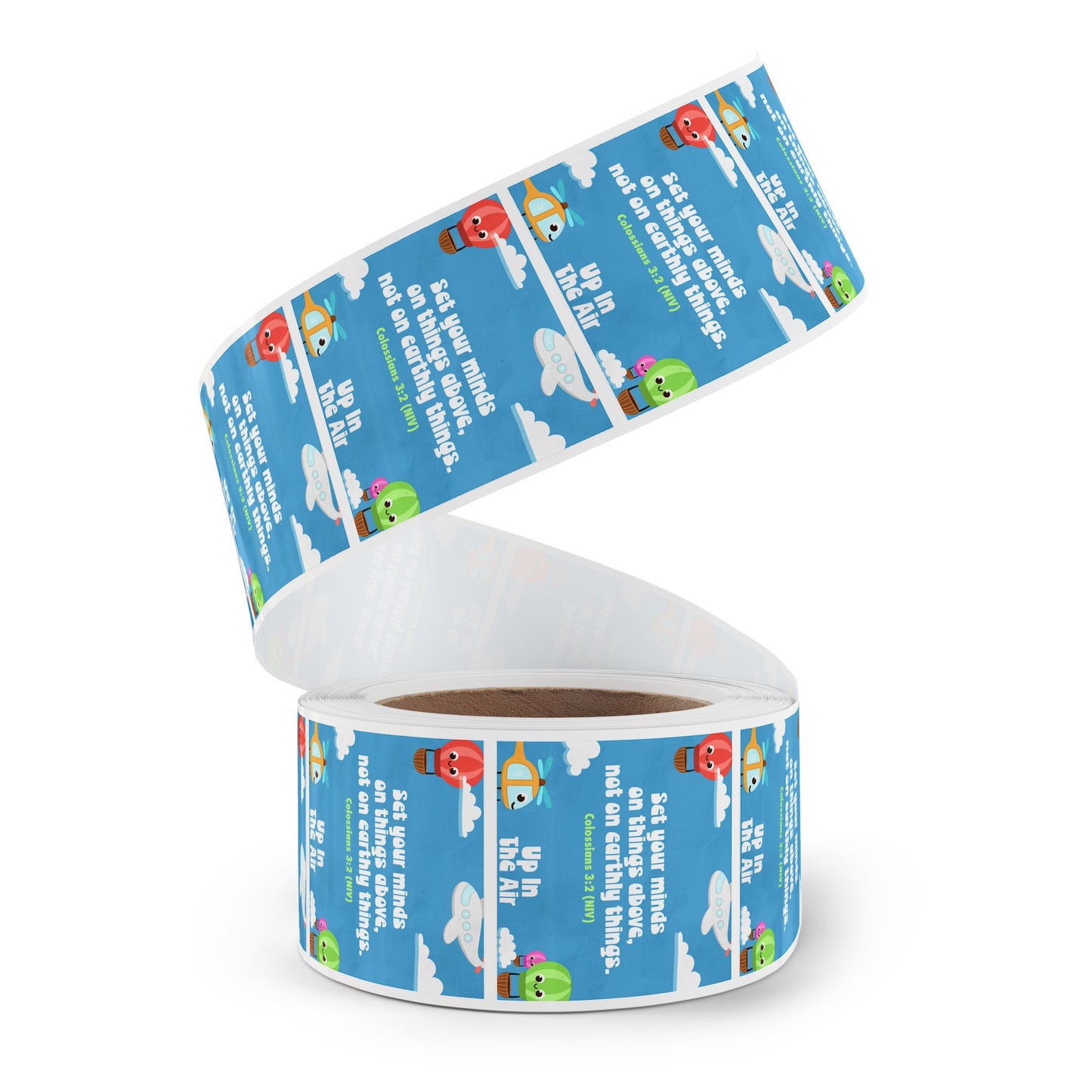 Memory Verse Sticker Roll | V5 | Up in The Air Preschool