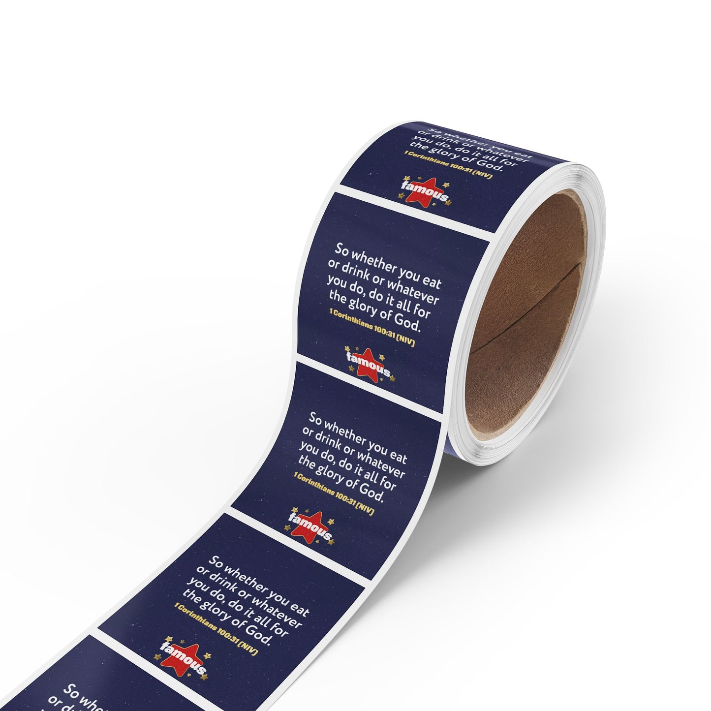 Memory Verse Sticker Roll | V5 | Famous Preschool