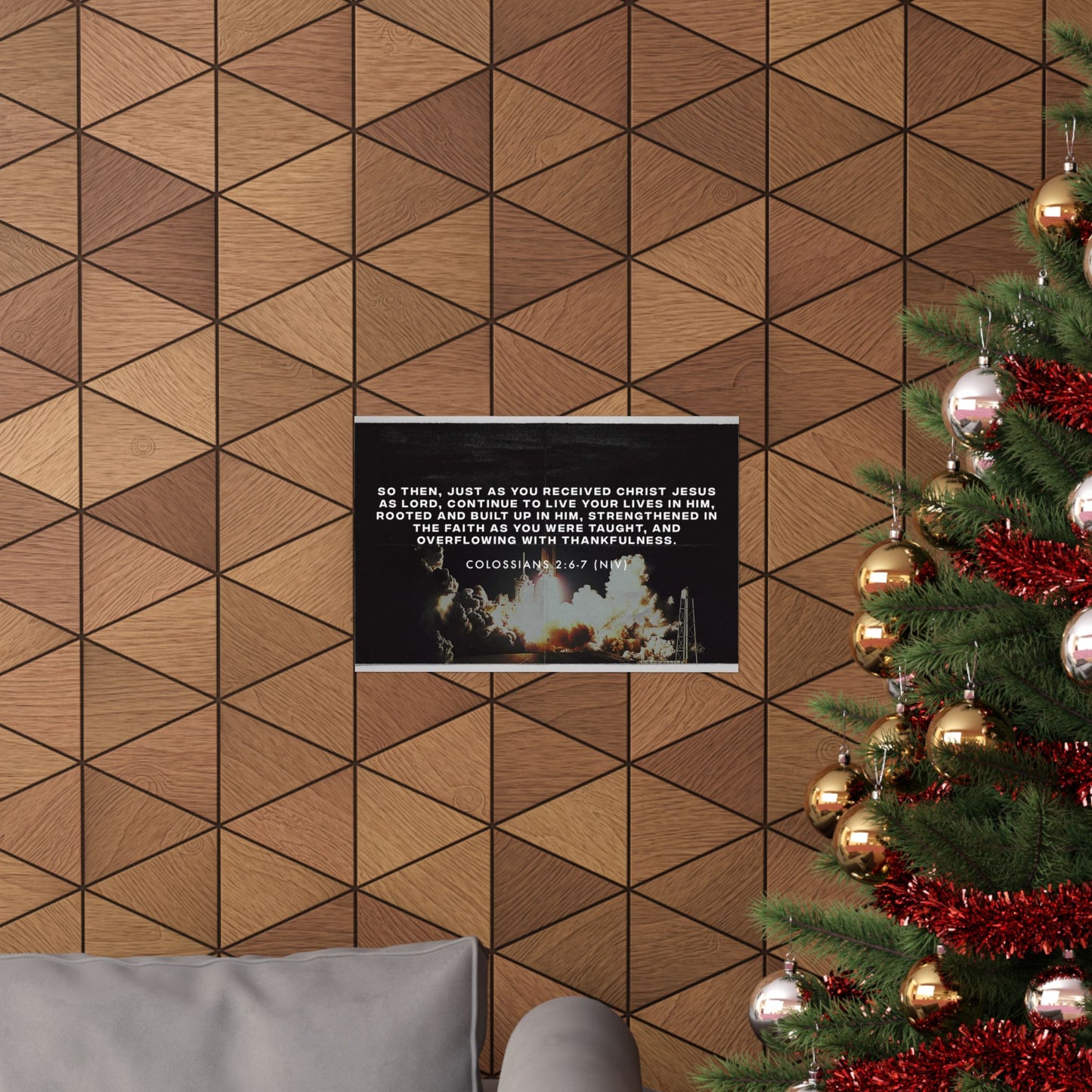 Poster I Lift Off Memory Verse Graphic I Horizontal