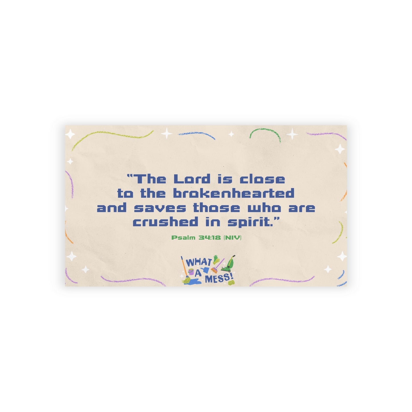 Memory Verse Cards | What A Mess Preschool