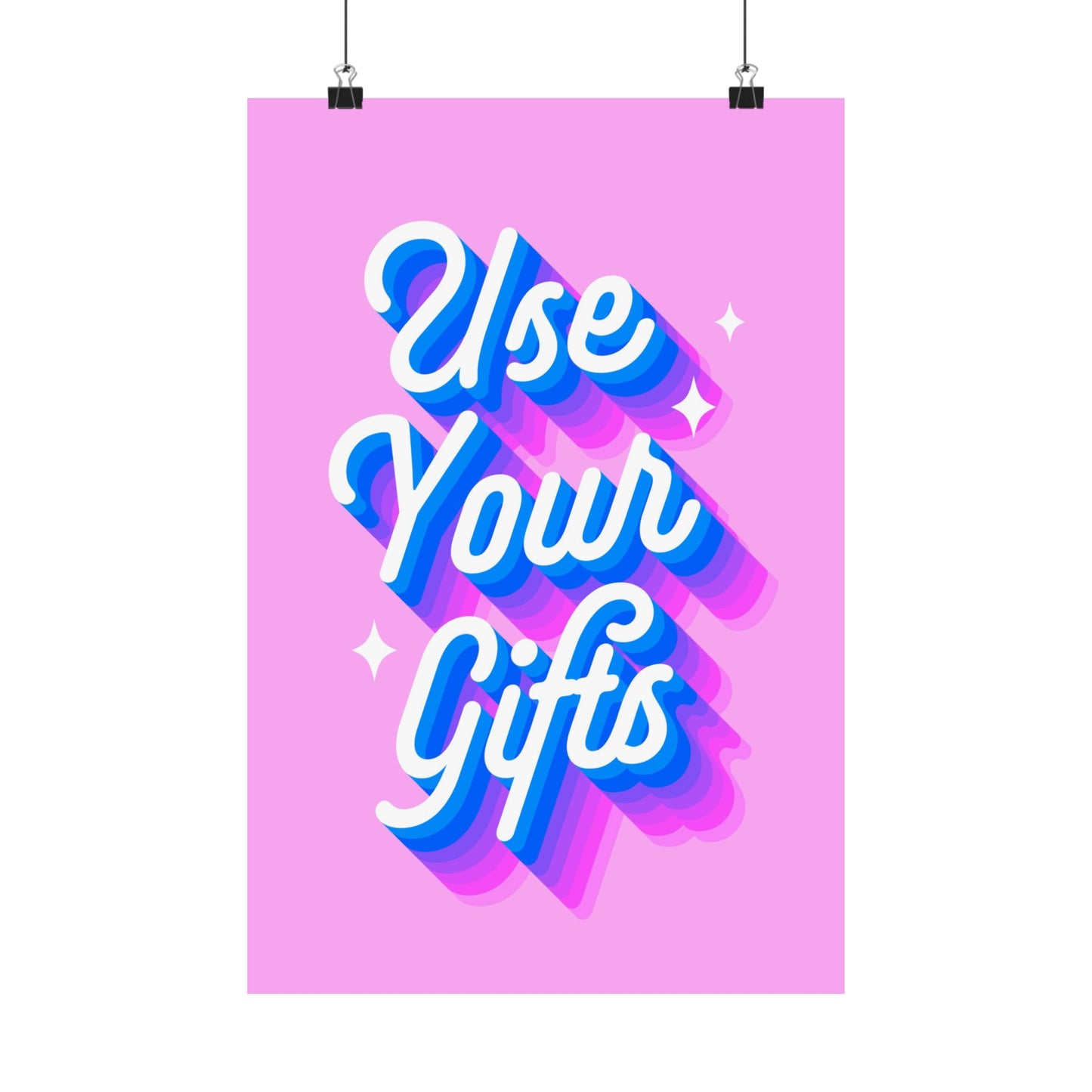 Poster I V8 I Use Your Gifts Discipleship Graphic I Vertical