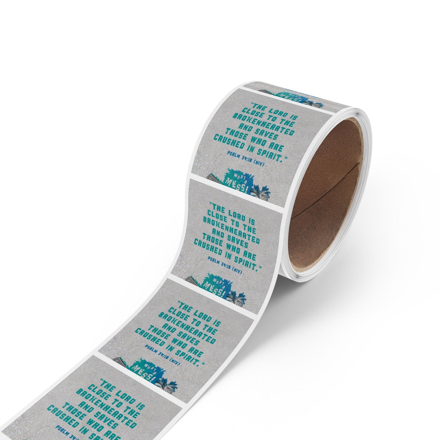 Memory Verse Sticker Roll | What A Mess Elementary