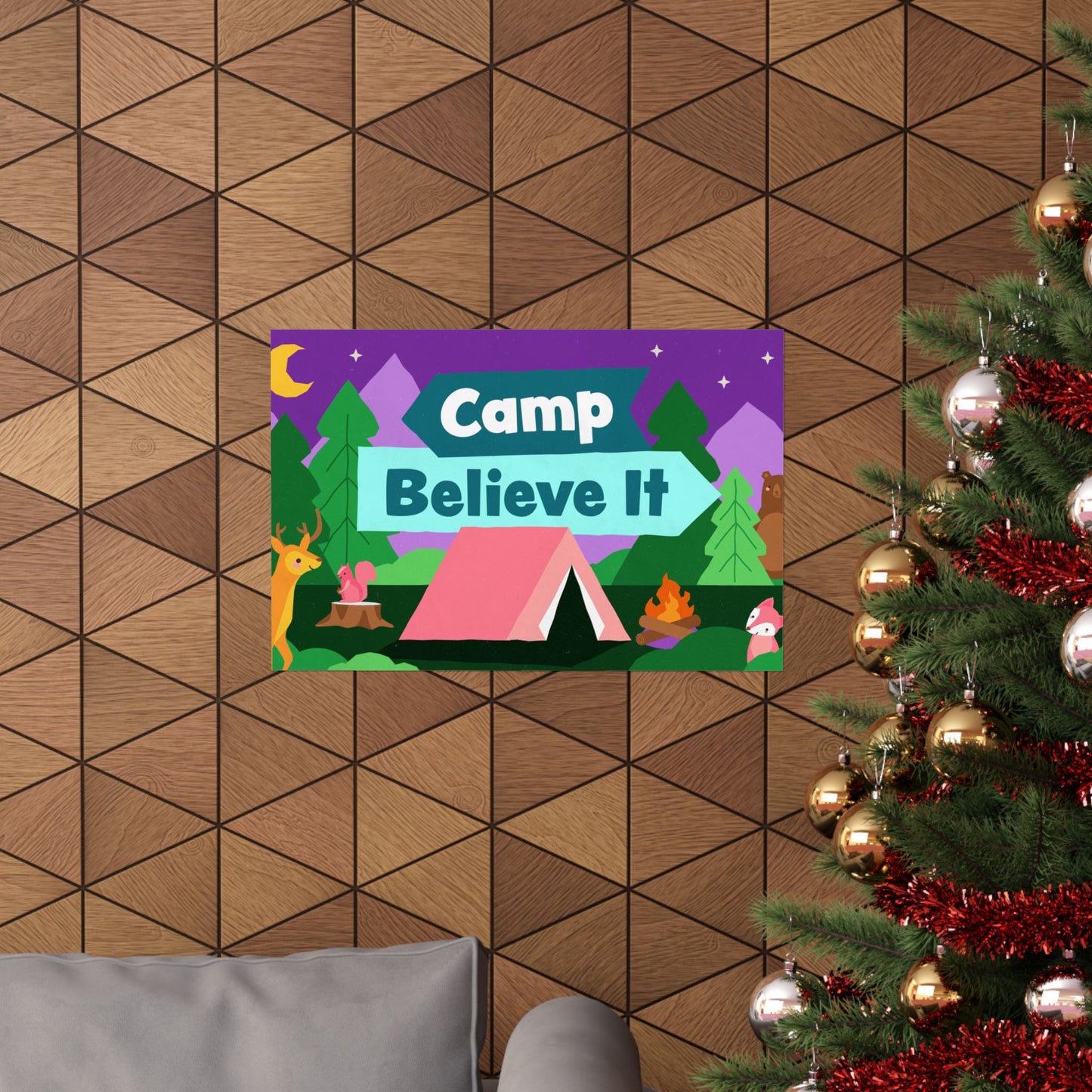 Poster | V8 | Camp Believe It Preschool Series Graphic | Horizontal