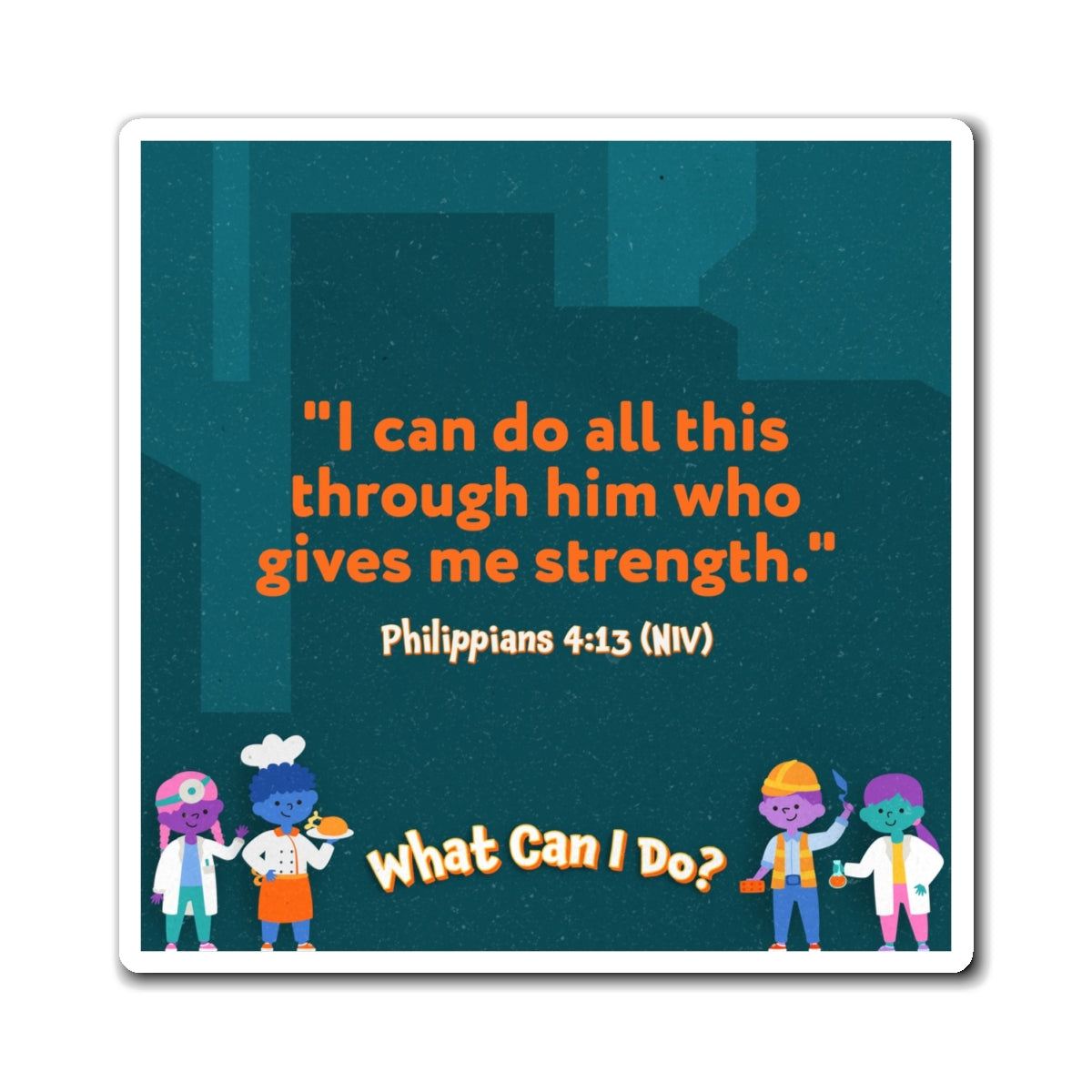 Memory Verse Magnet | V7 | What Can I Do Preschool