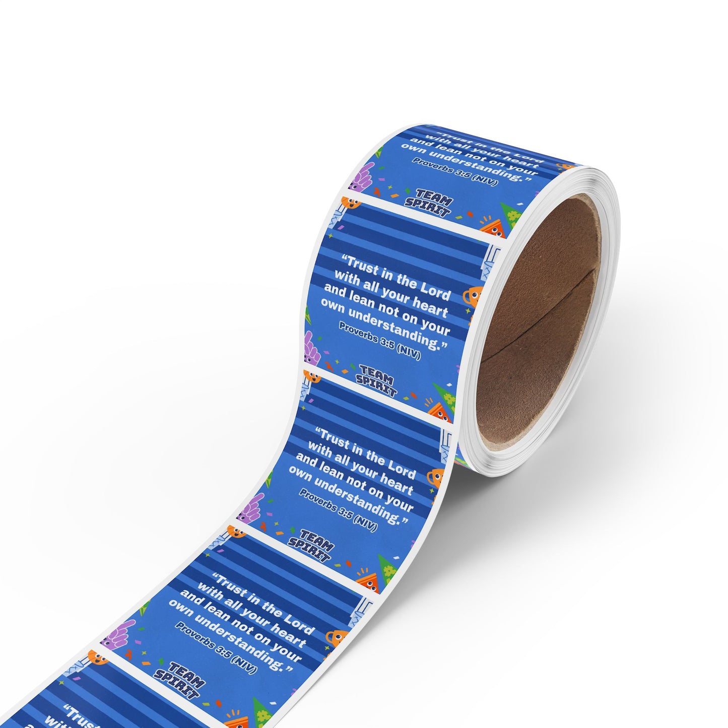 Memory Verse Sticker Roll | Team Spirit Preschool