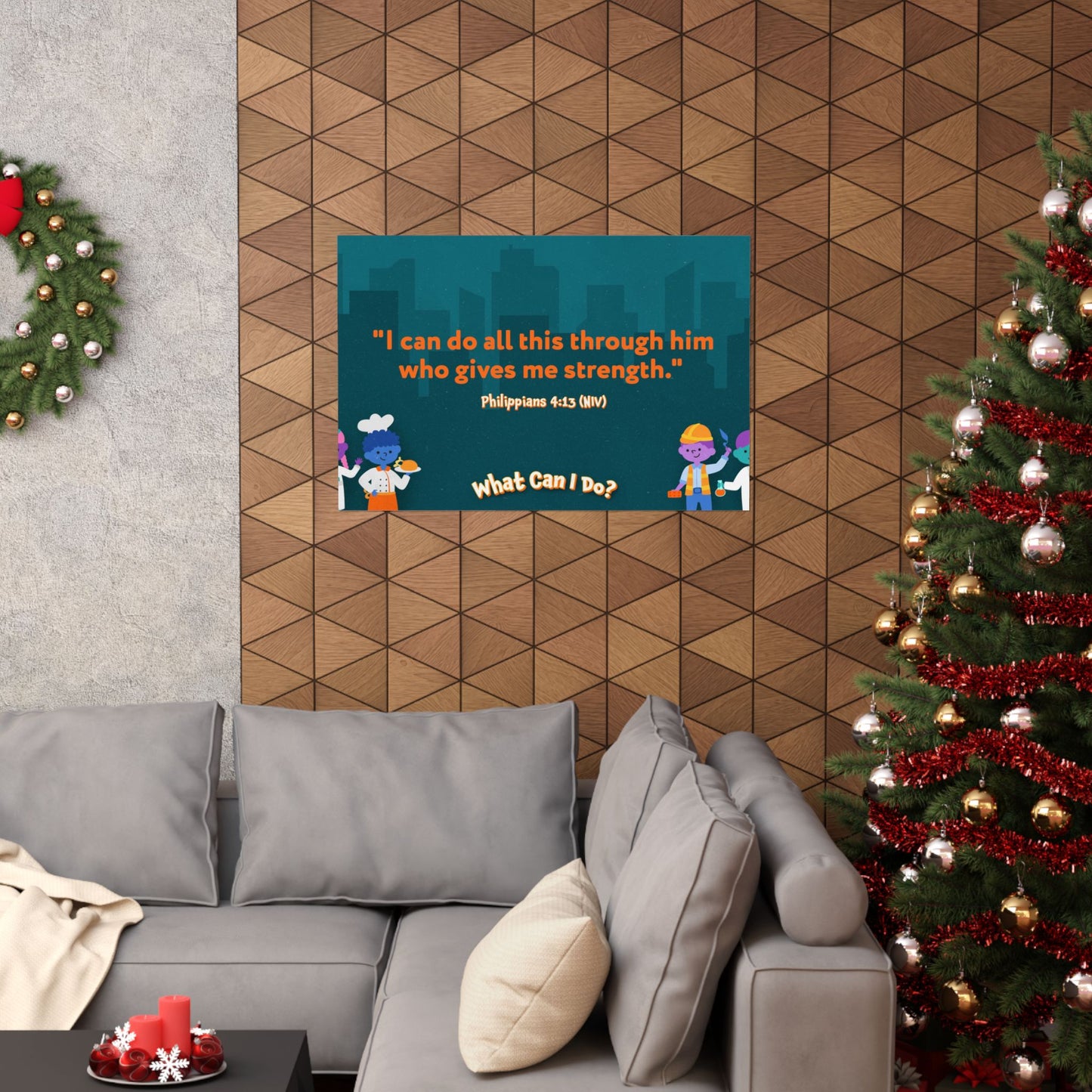 Poster | V7 | What Can I Do Preschool Memory Verse Graphic | Horizontal