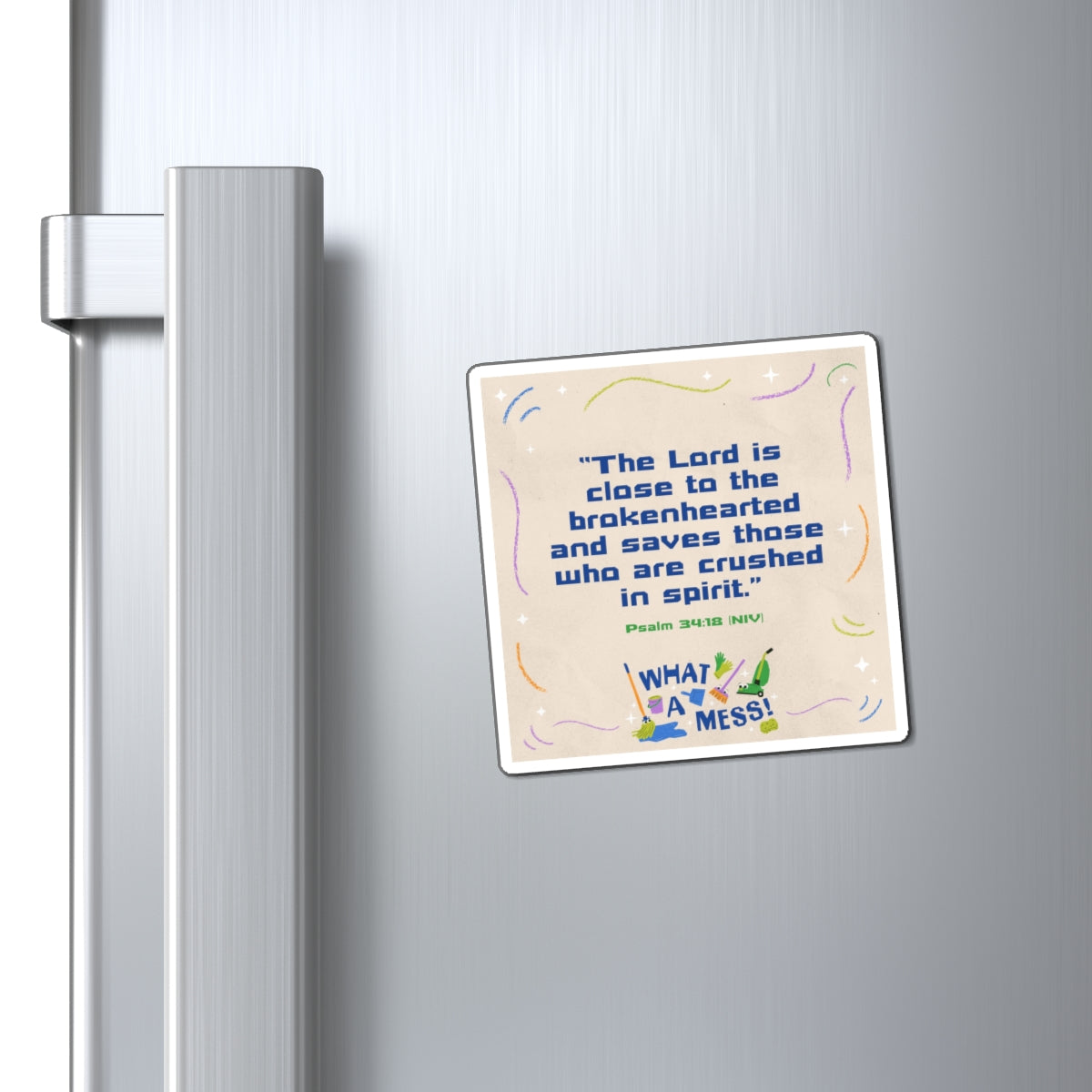 Memory Verse Magnet | What A Mess Preschool
