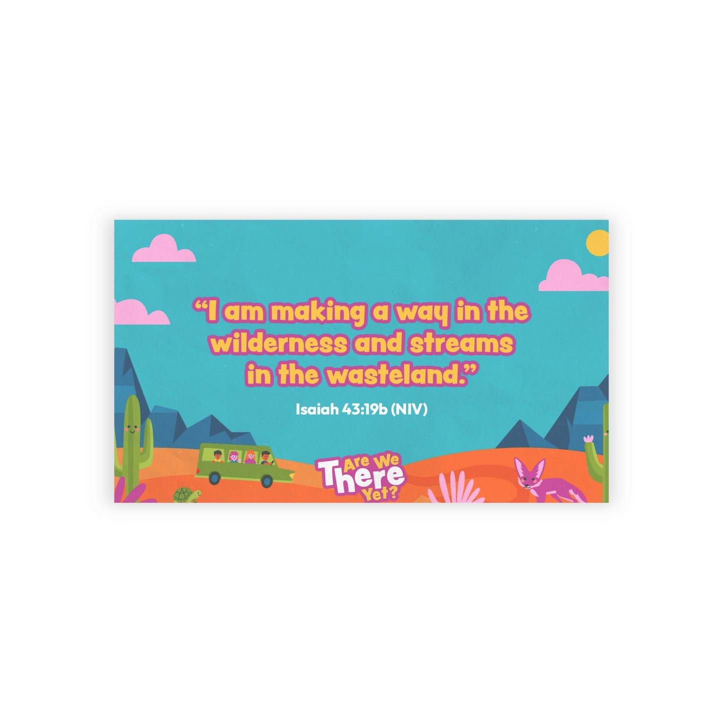 Memory Verse Cards | V7 | Are We There Yet Preschool