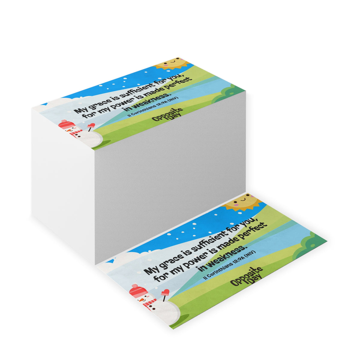 Memory Verse Cards | V5 | Opposite Day Preschool