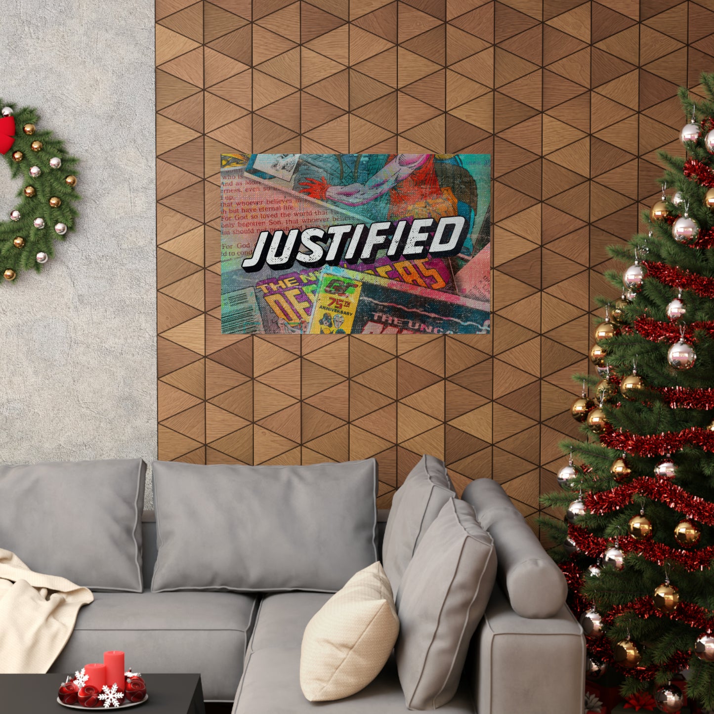 Poster | V7 | Justified Series Graphic | Horizontal