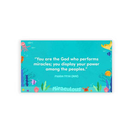 Memory Verse Cards | V8 | Miraculous Preschool
