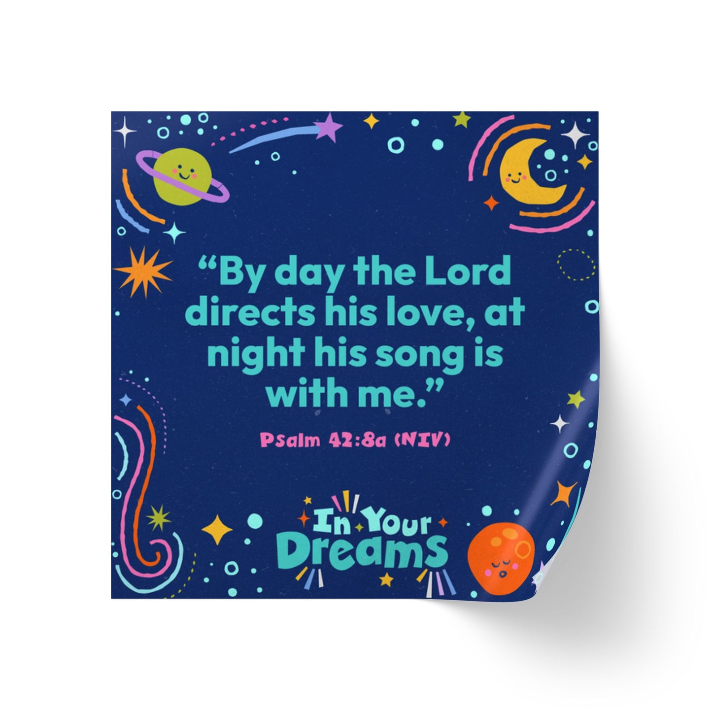 Memory Verse Sticker Roll | V7 | In Your Dreams Preschool