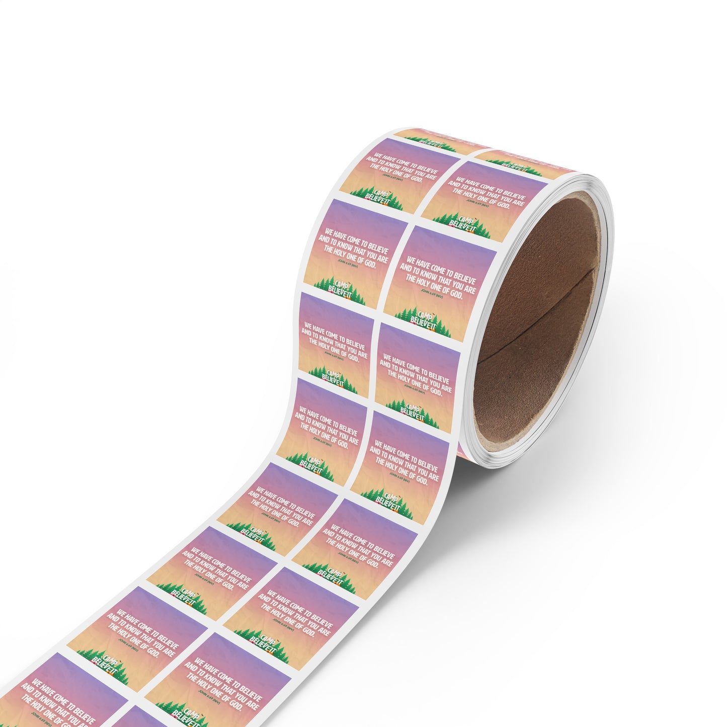 Memory Verse Sticker Roll | V8 | Camp Believe It