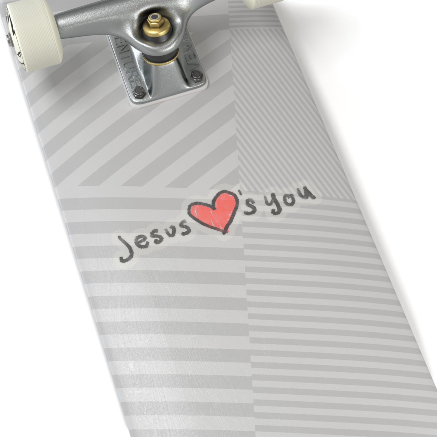 Jesus Loves You Horizontal Sticker