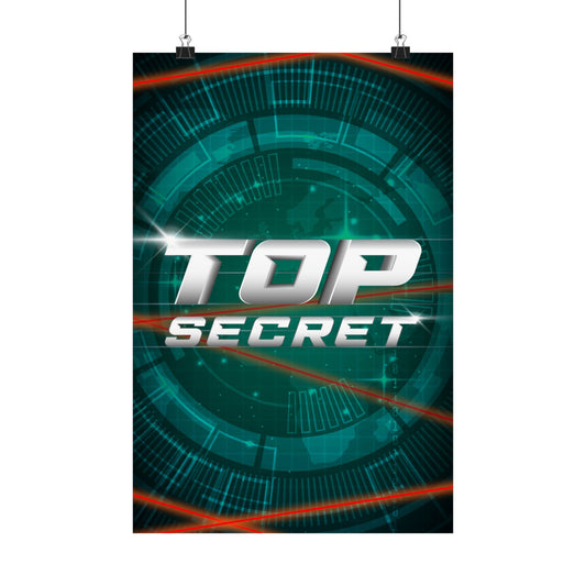 Poster | V9 | Top Secret Elementary Series Graphic | Vertical