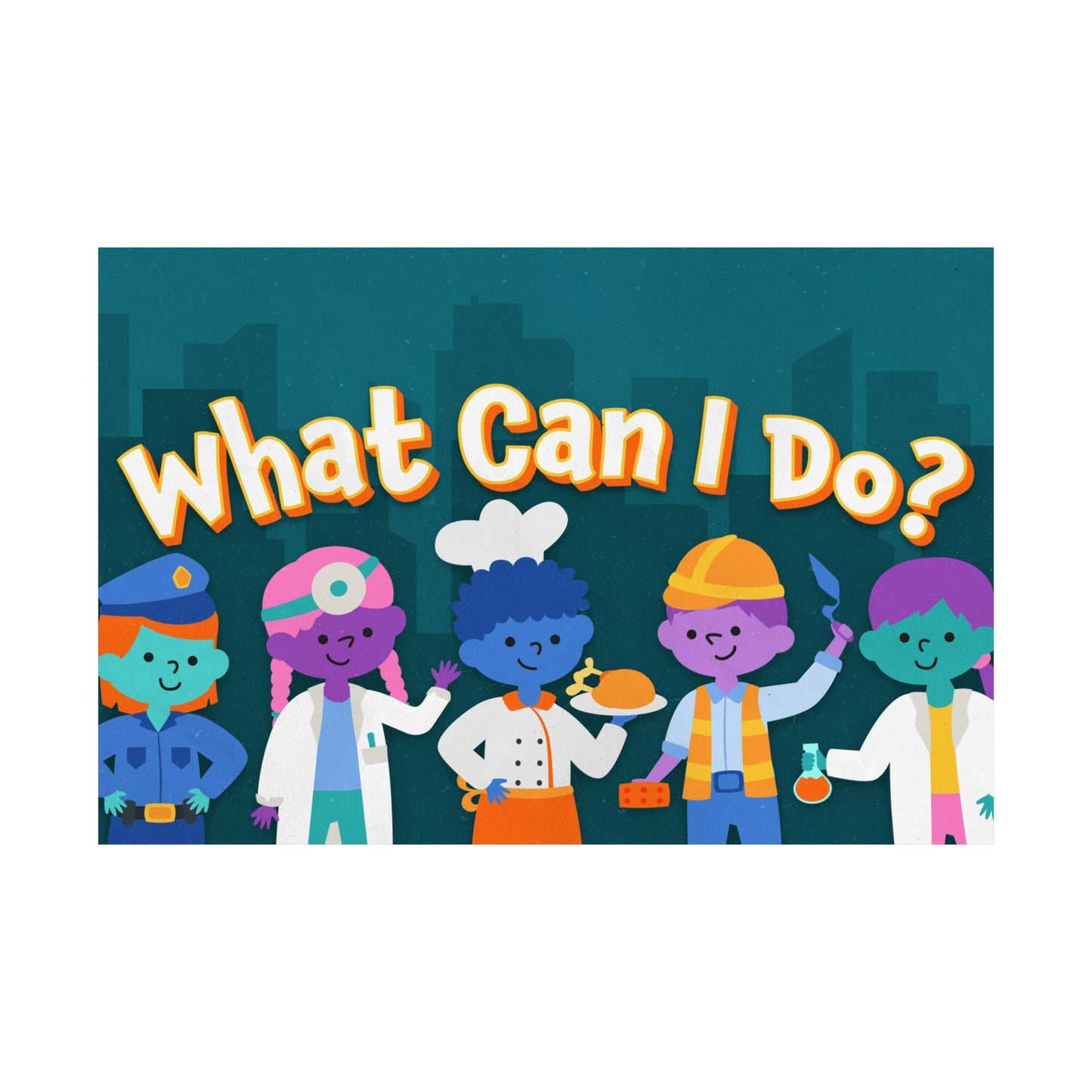 Poster | V7 | What Can I Do Preschool Series Graphic | Horizontal