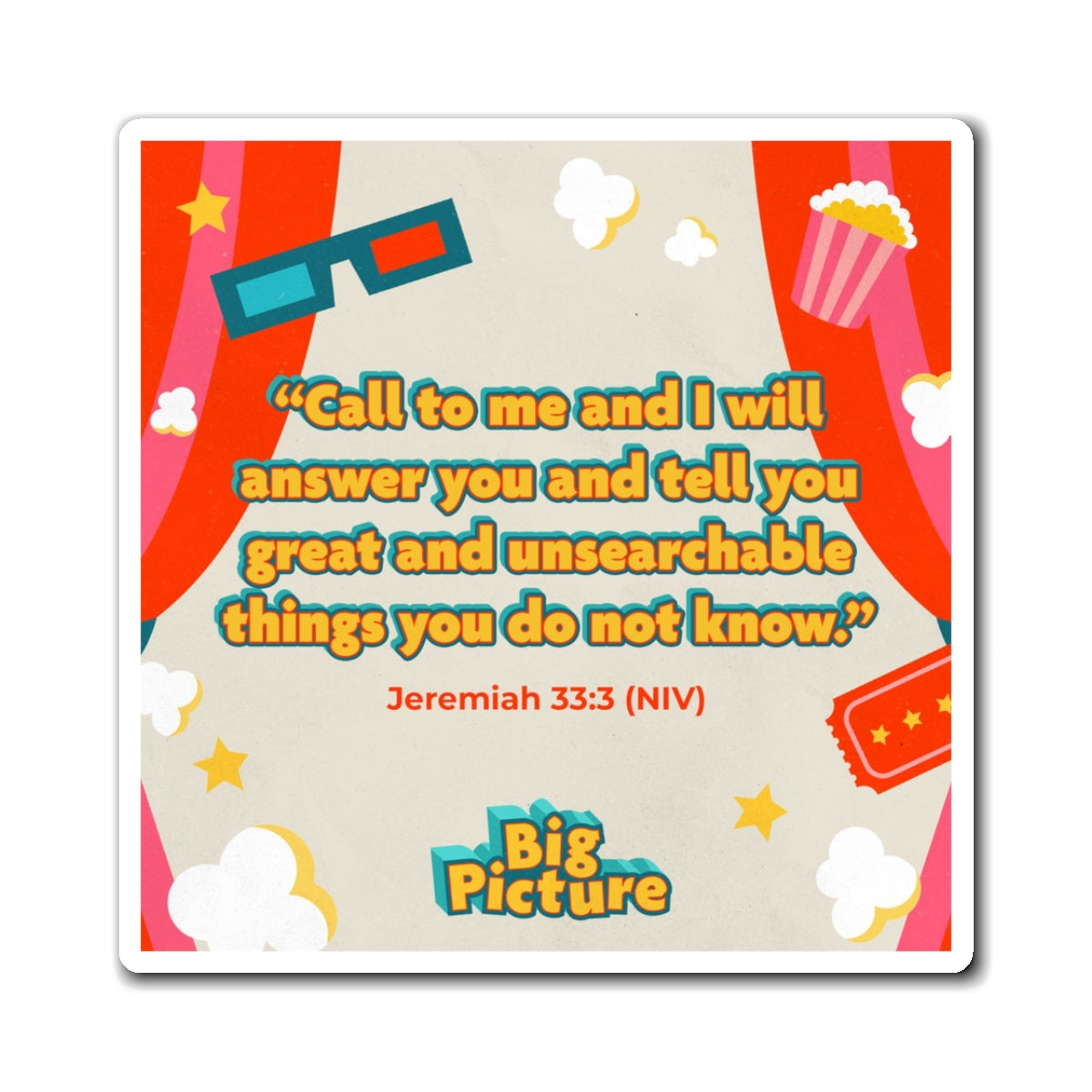 Memory Verse Magnet | V8 | Big Picture Preschool