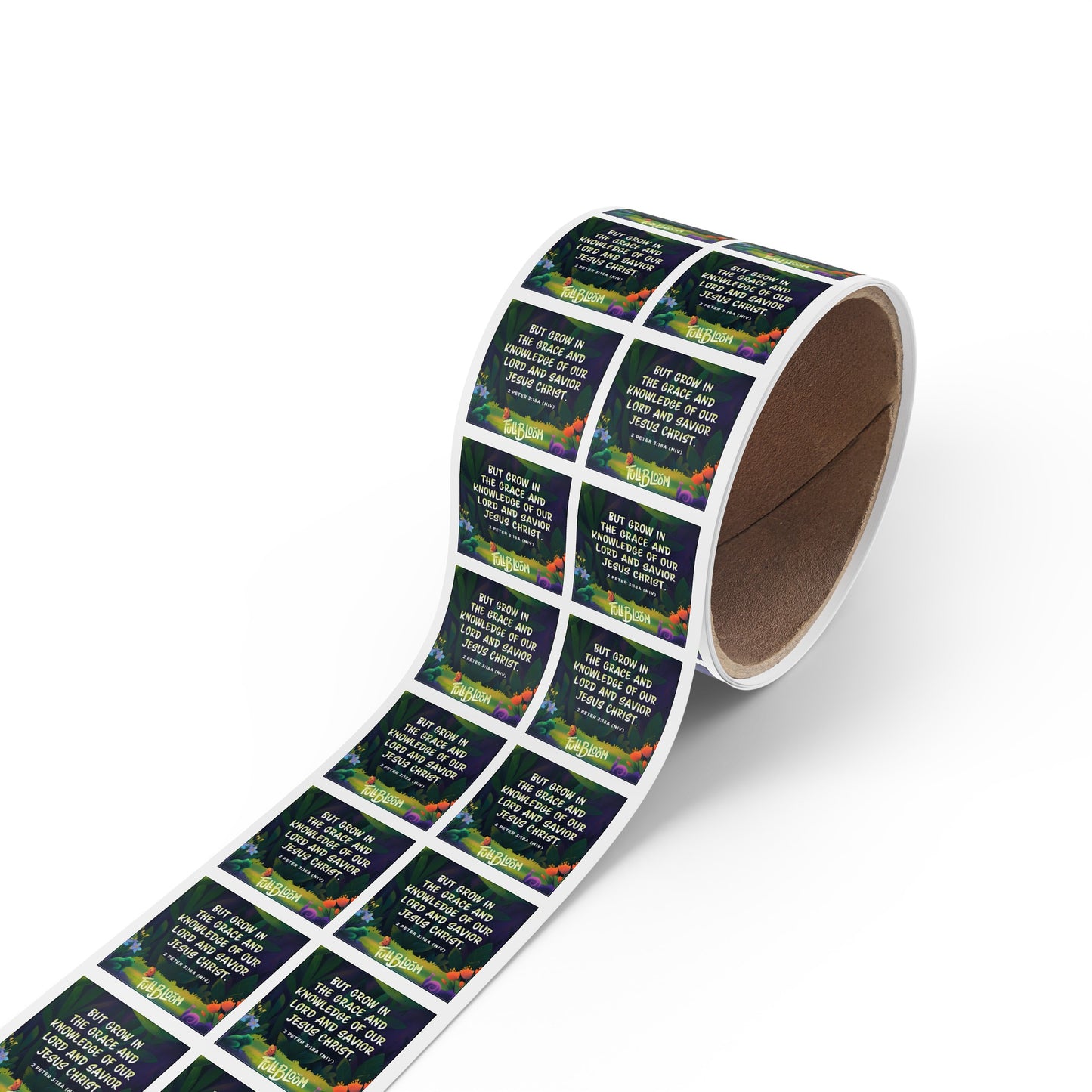 Memory Verse Sticker Roll | V8 | Full Bloom