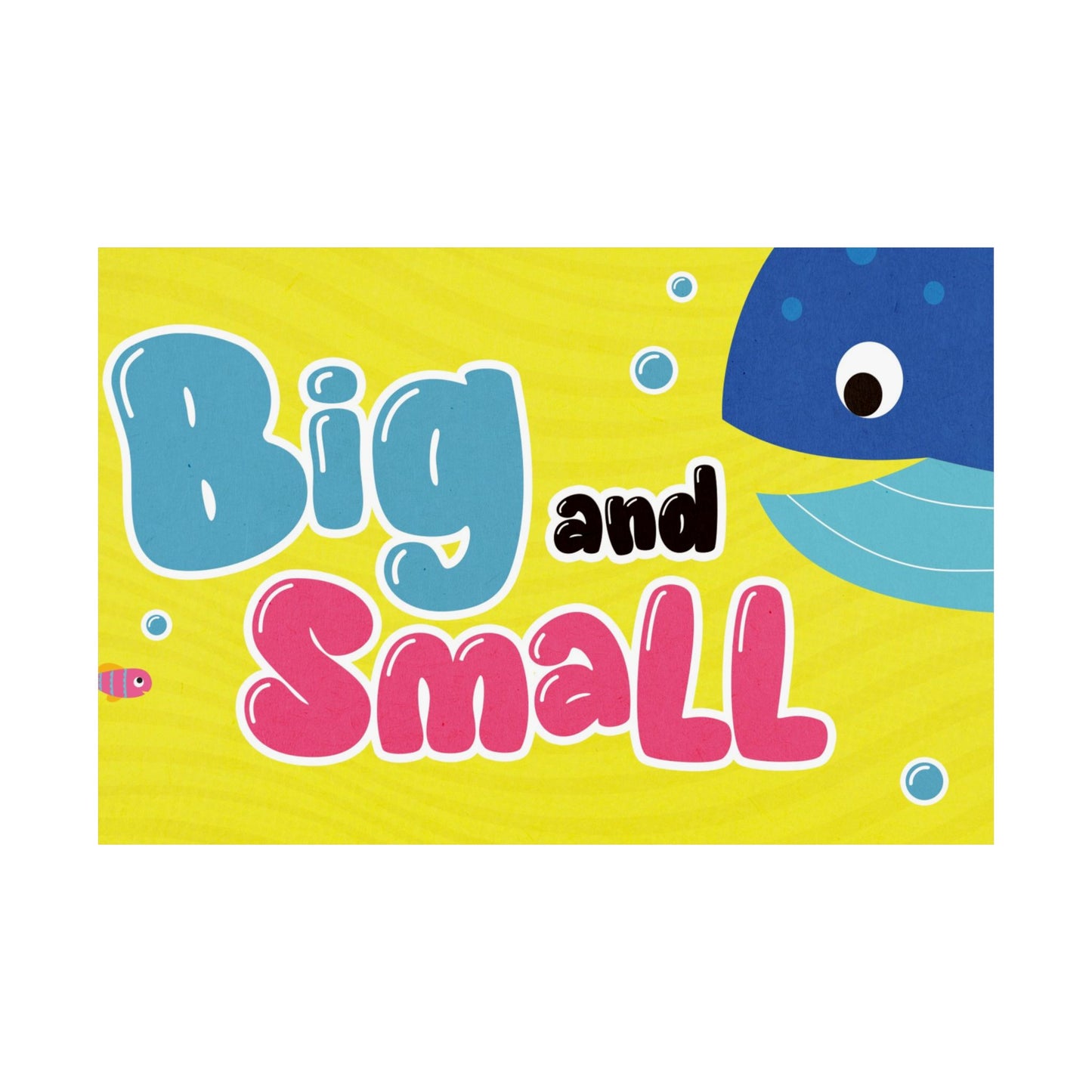 Poster I V5 I Big And Small Preschool Series Graphic I Horizontal