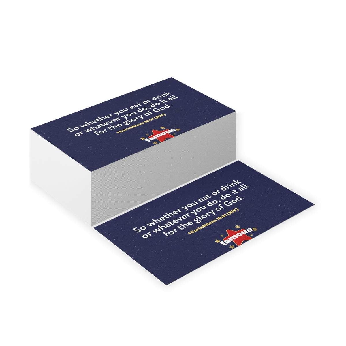 Memory Verse Cards | V5 | Famous Preschool