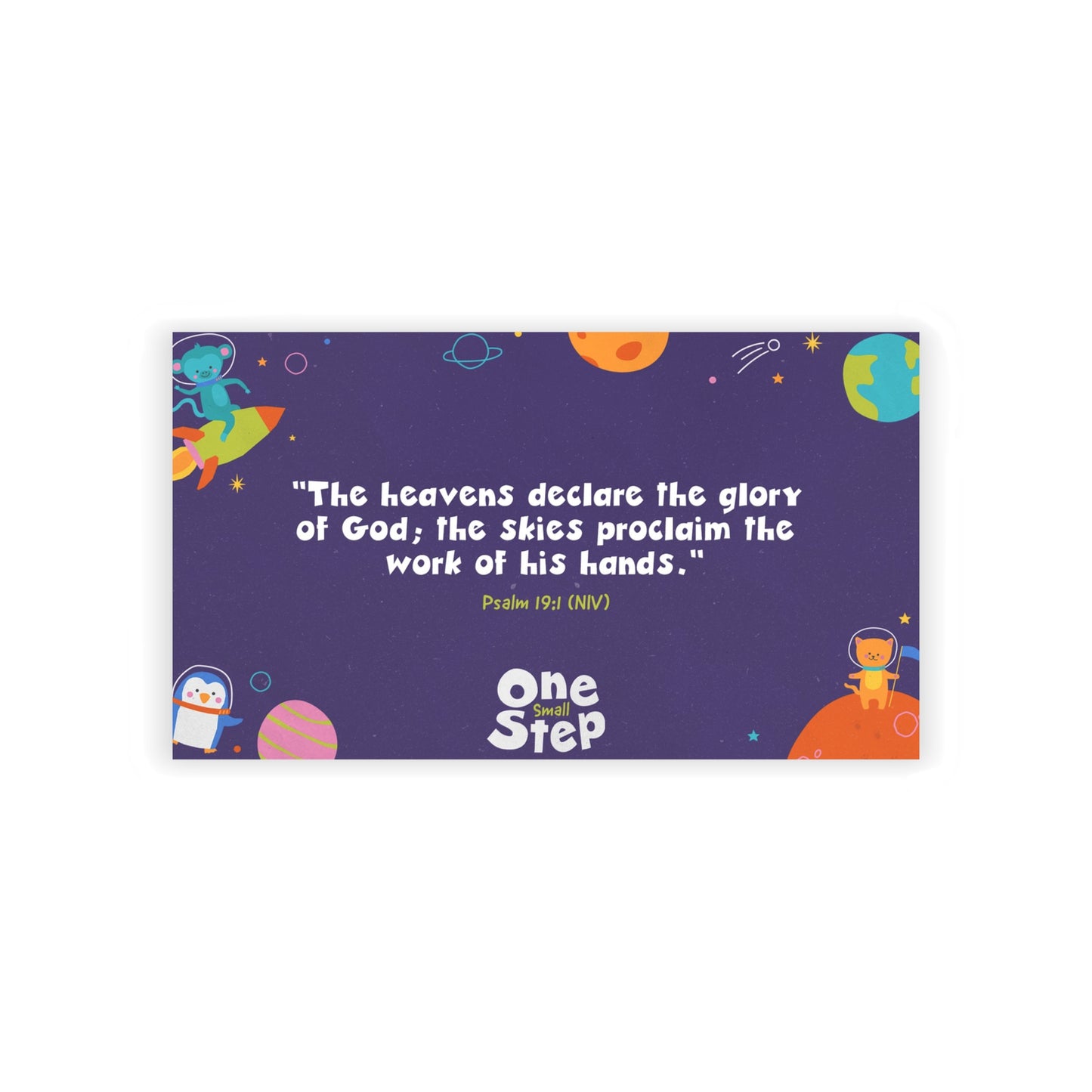 Memory Verse Cards | V7 | One Small Step Preschool