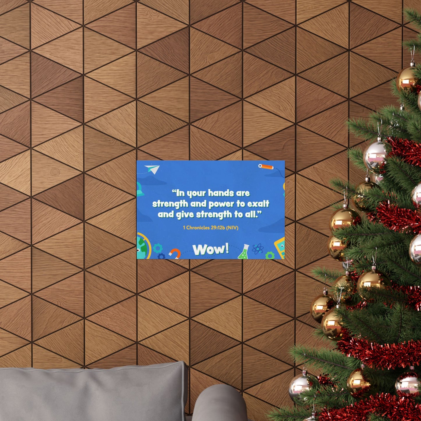 Poster | V7 | Wow Preschool Memory Verse Graphic | Horizontal