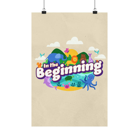 Poster | V9 | In The Beginning Preschool Series Graphic | Vertical