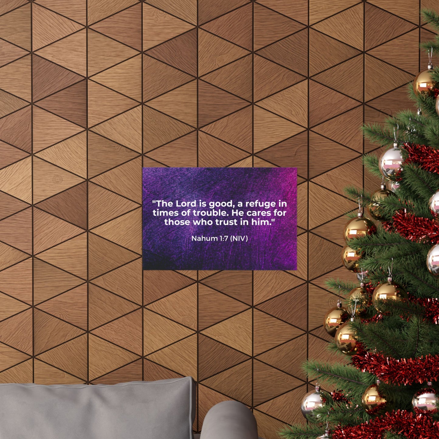 Poster I V6 I Hear Me Roar Preschool Memory Verse Graphic I Horizontal