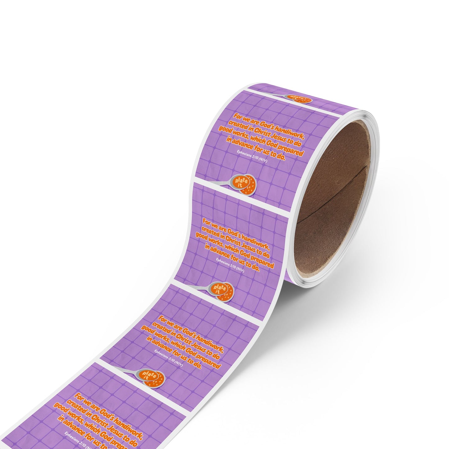 Memory Verse Sticker Roll | V5 | Plate It Preschool
