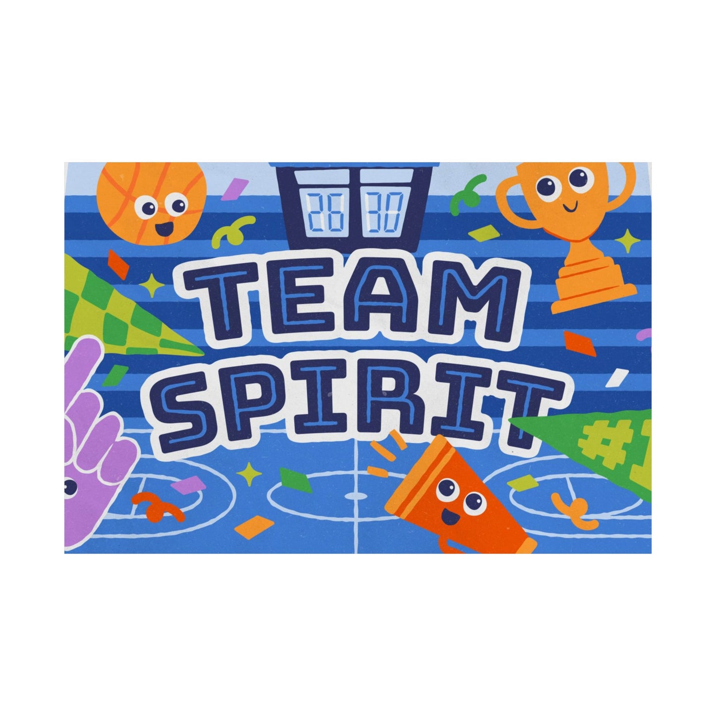 Poster | Team Spirit Preschool Series Graphic | Horizontal