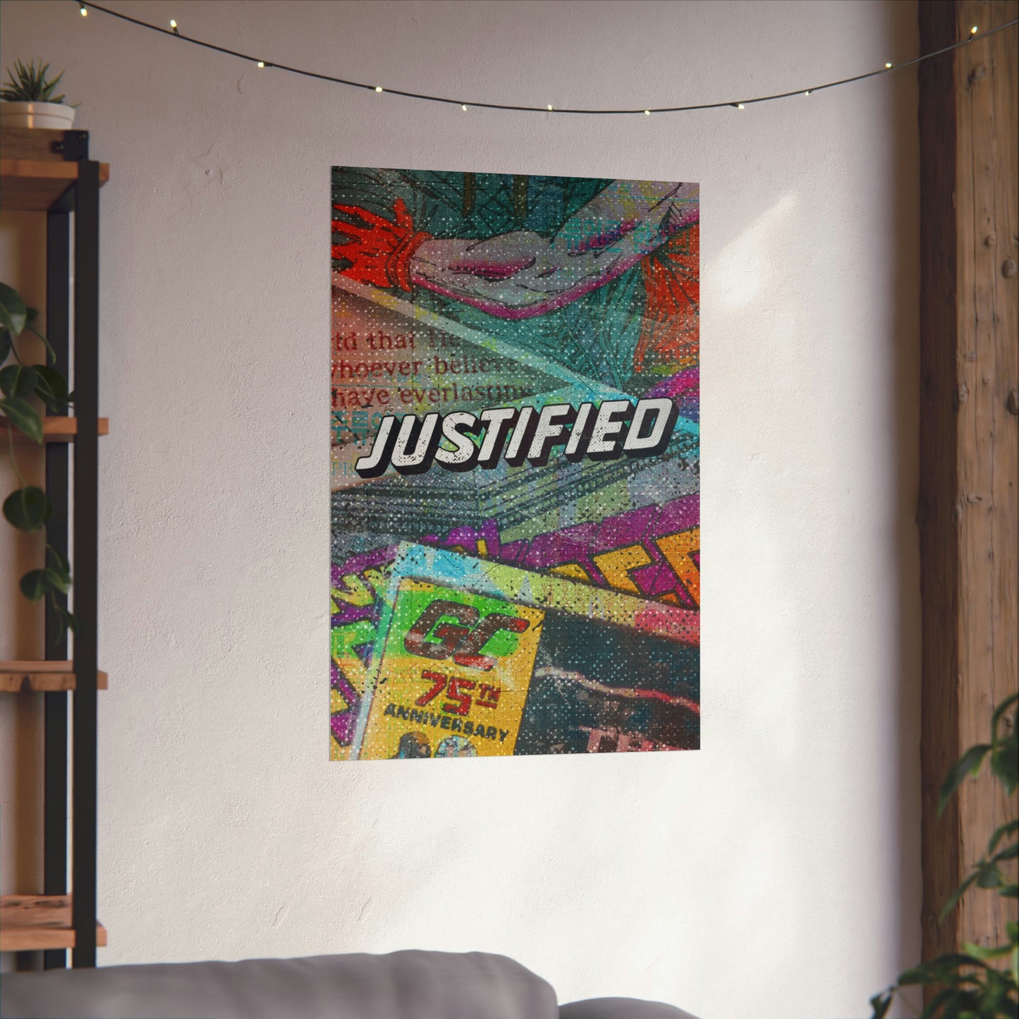 Poster | V7 | Justified Series Graphic | Vertical