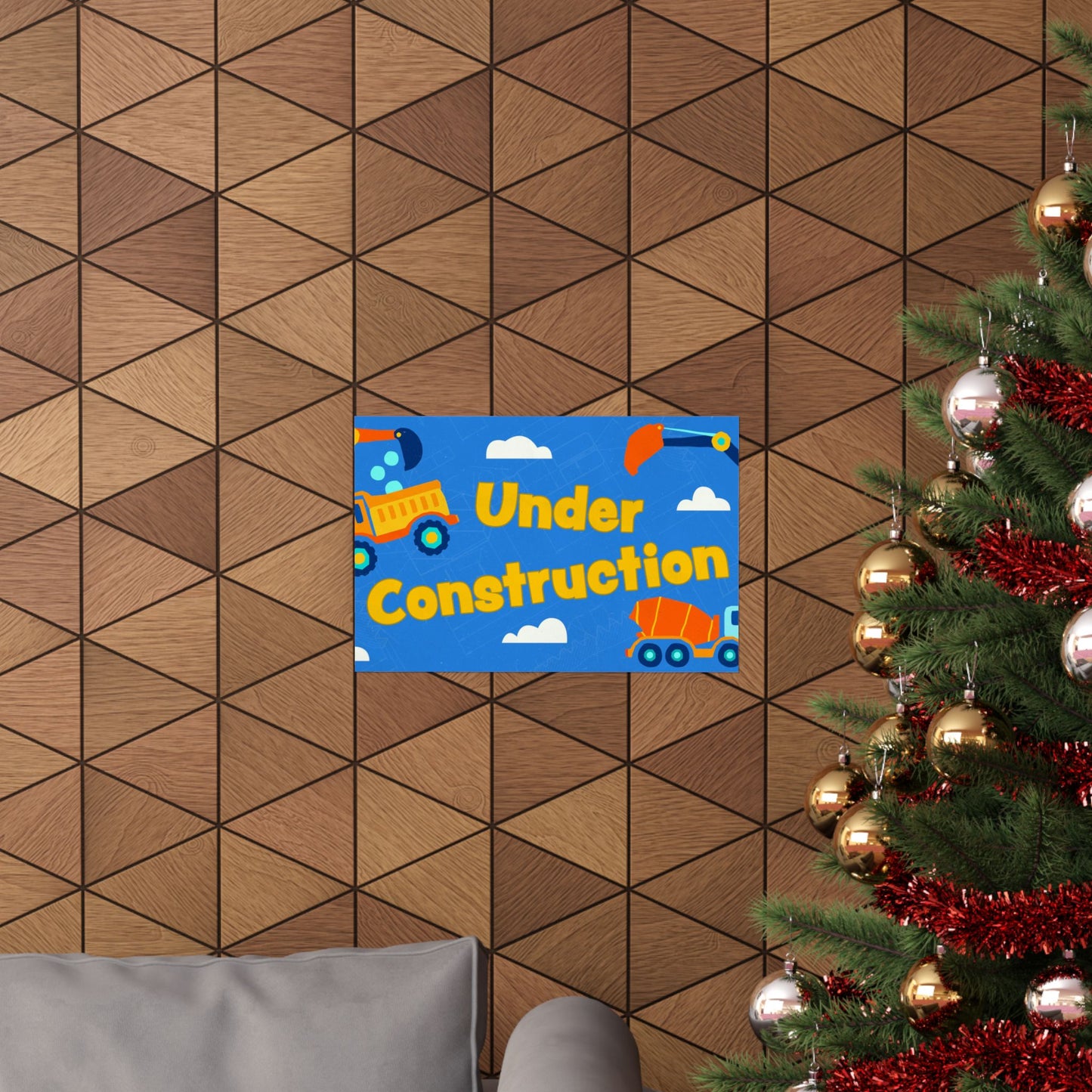 Poster | V8 | Under Construction Preschool Series Graphic | Horizontal