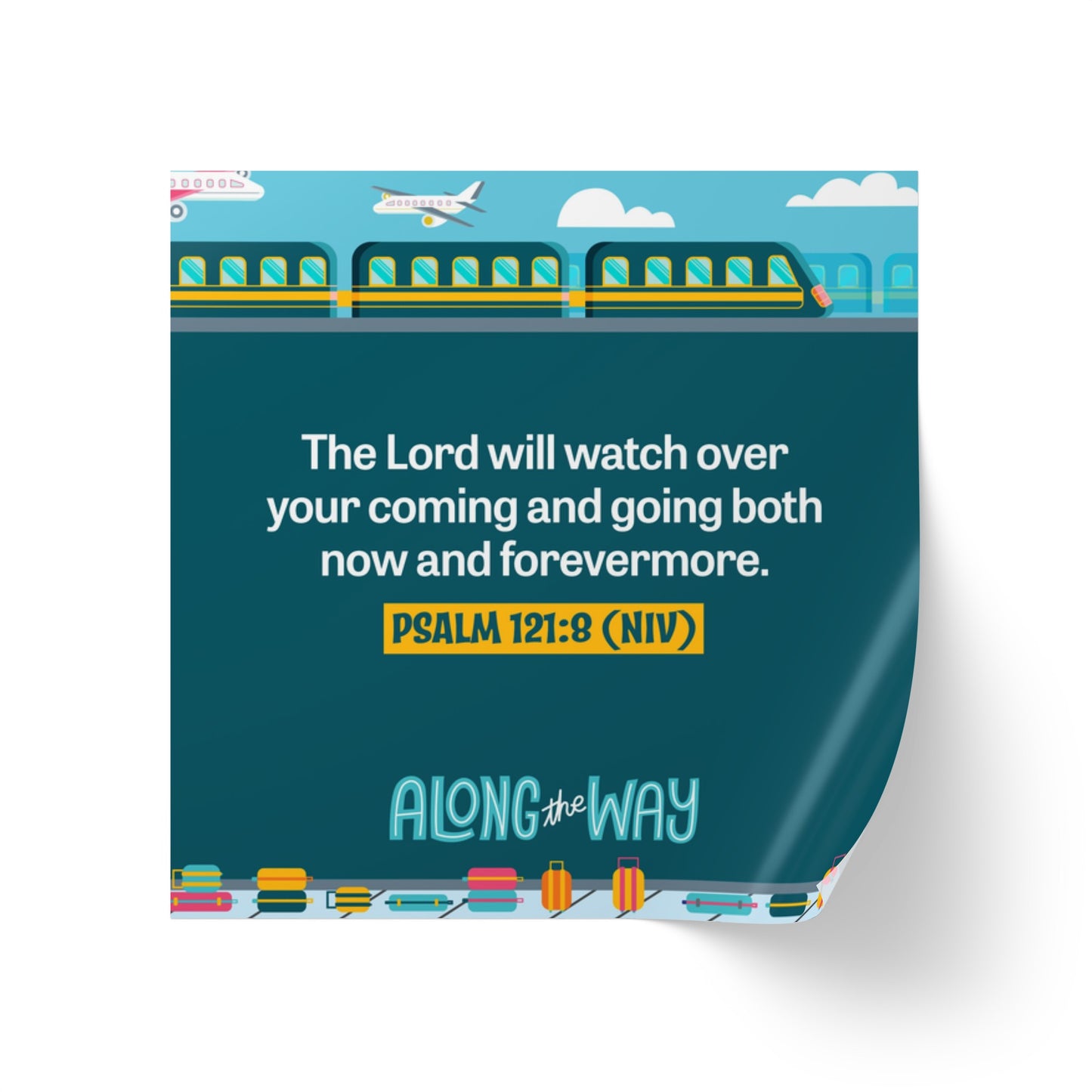 Memory Verse Sticker Roll | V8 | Along The Way