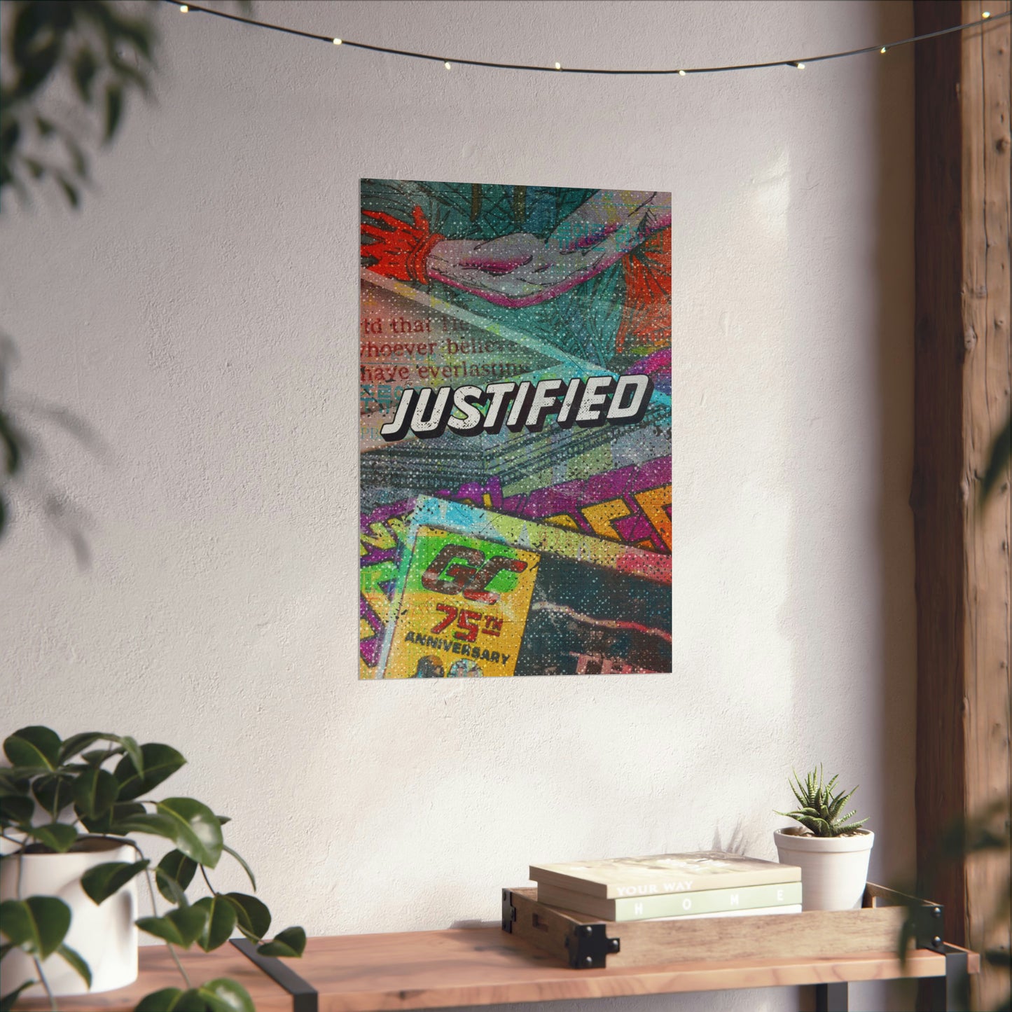 Poster | V7 | Justified Series Graphic | Vertical