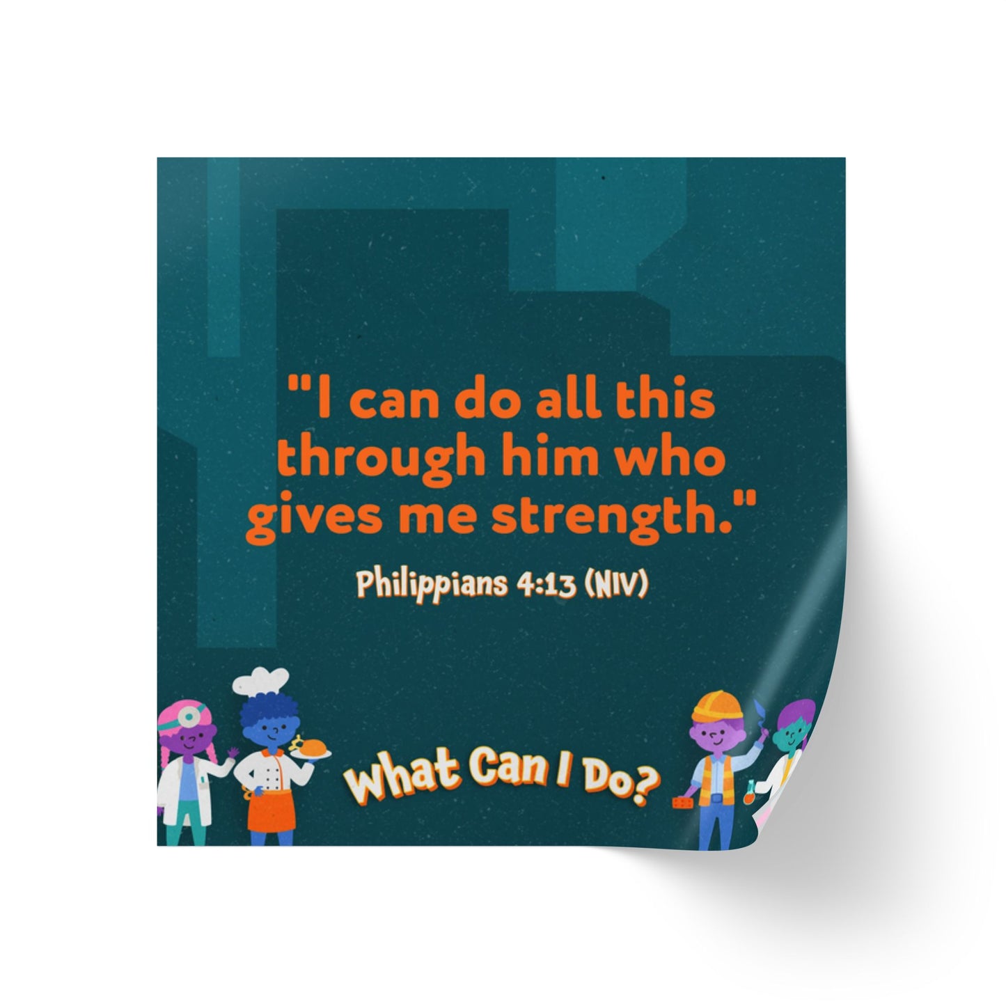 Memory Verse Sticker Roll | V7 | What Can I Do Preschool