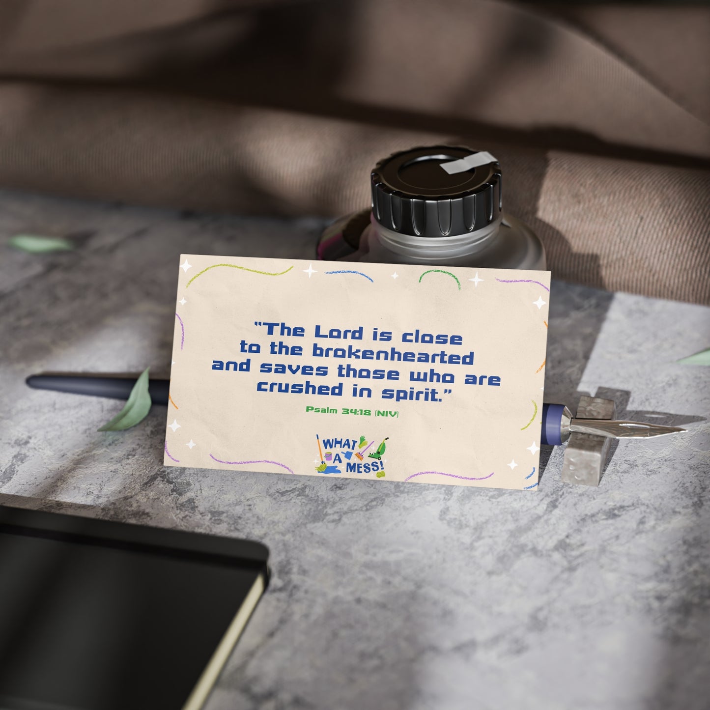 Memory Verse Cards | What A Mess Preschool