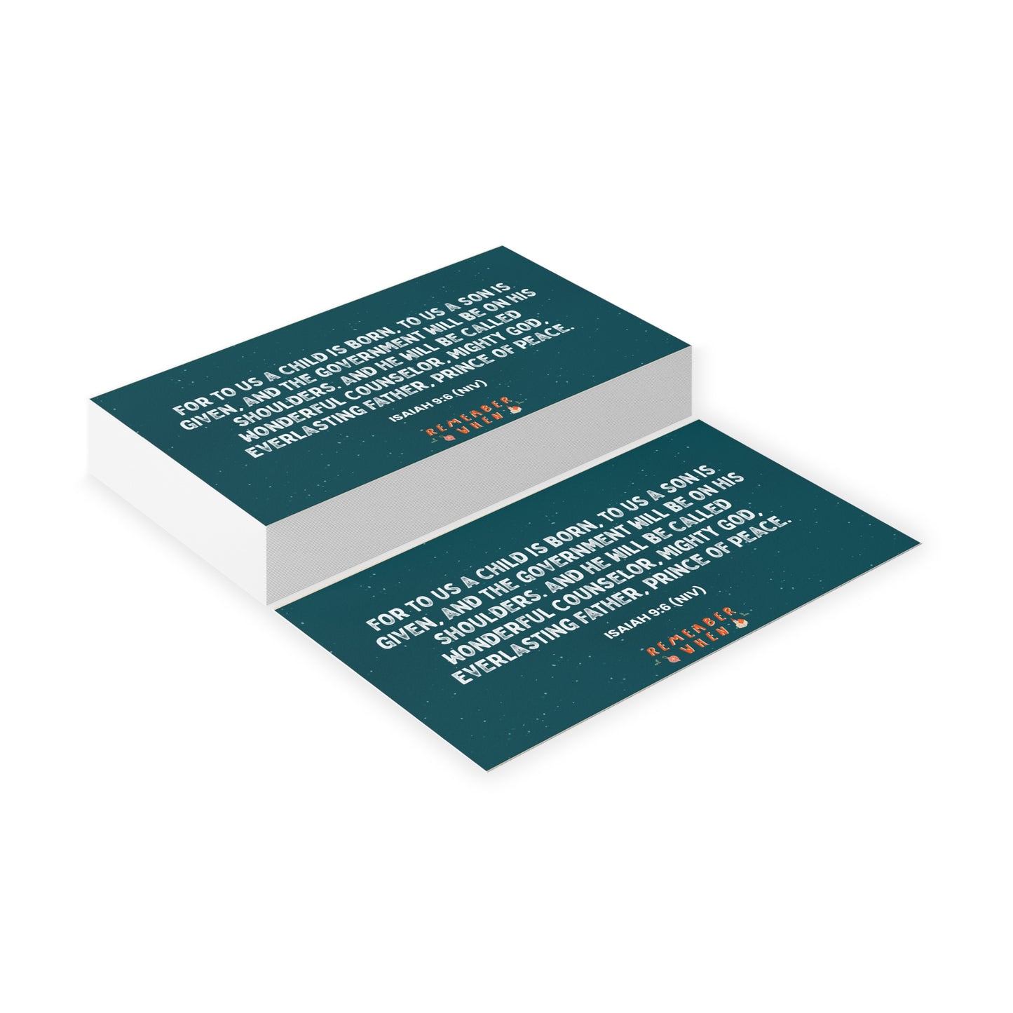 Memory Verse Cards | V8 | Remember When