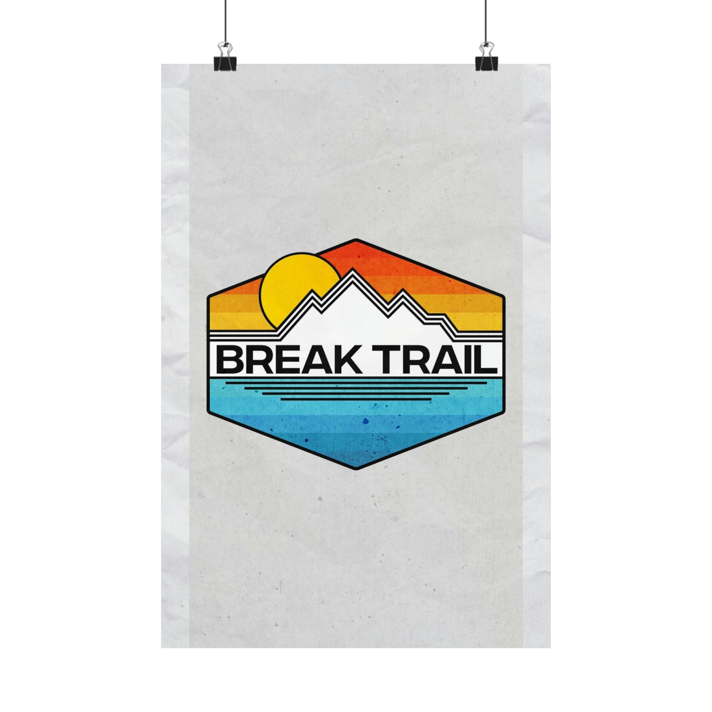 Poster | V5 | Break Trail | Vertical