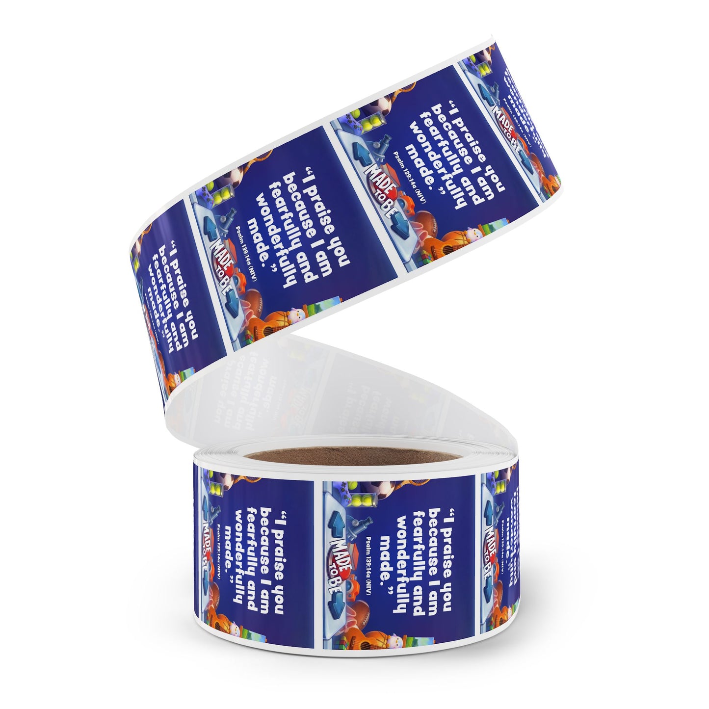 Memory Verse Sticker Roll | Made to Be Elementary