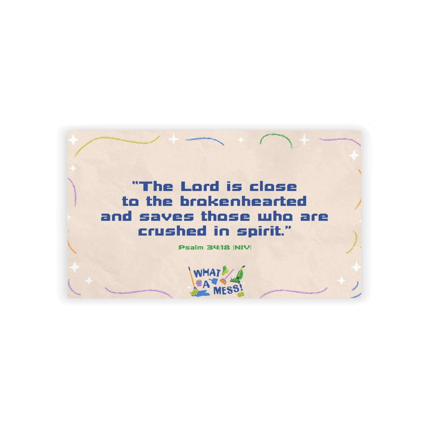 Memory Verse Cards | What A Mess Preschool