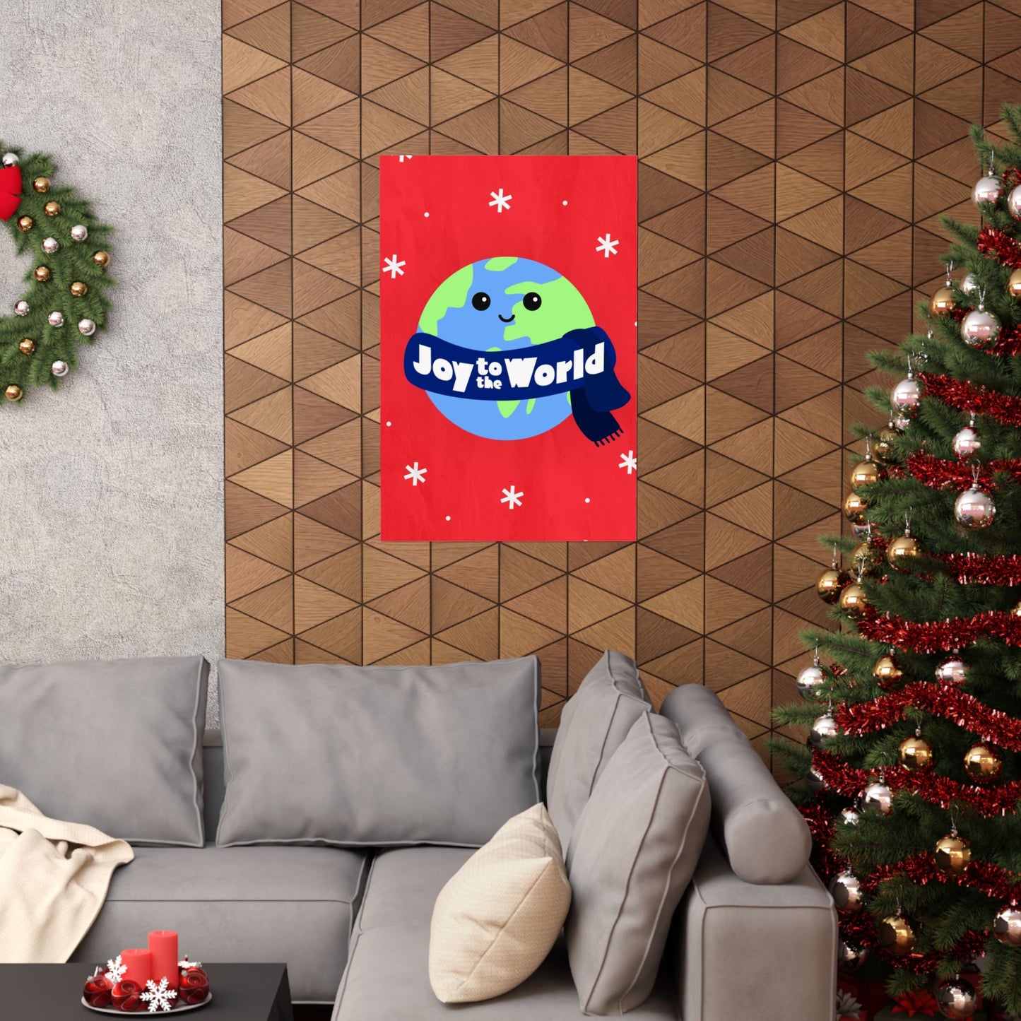 Poster I V5 I Joy To The World Preschool Series Graphic I Vertical