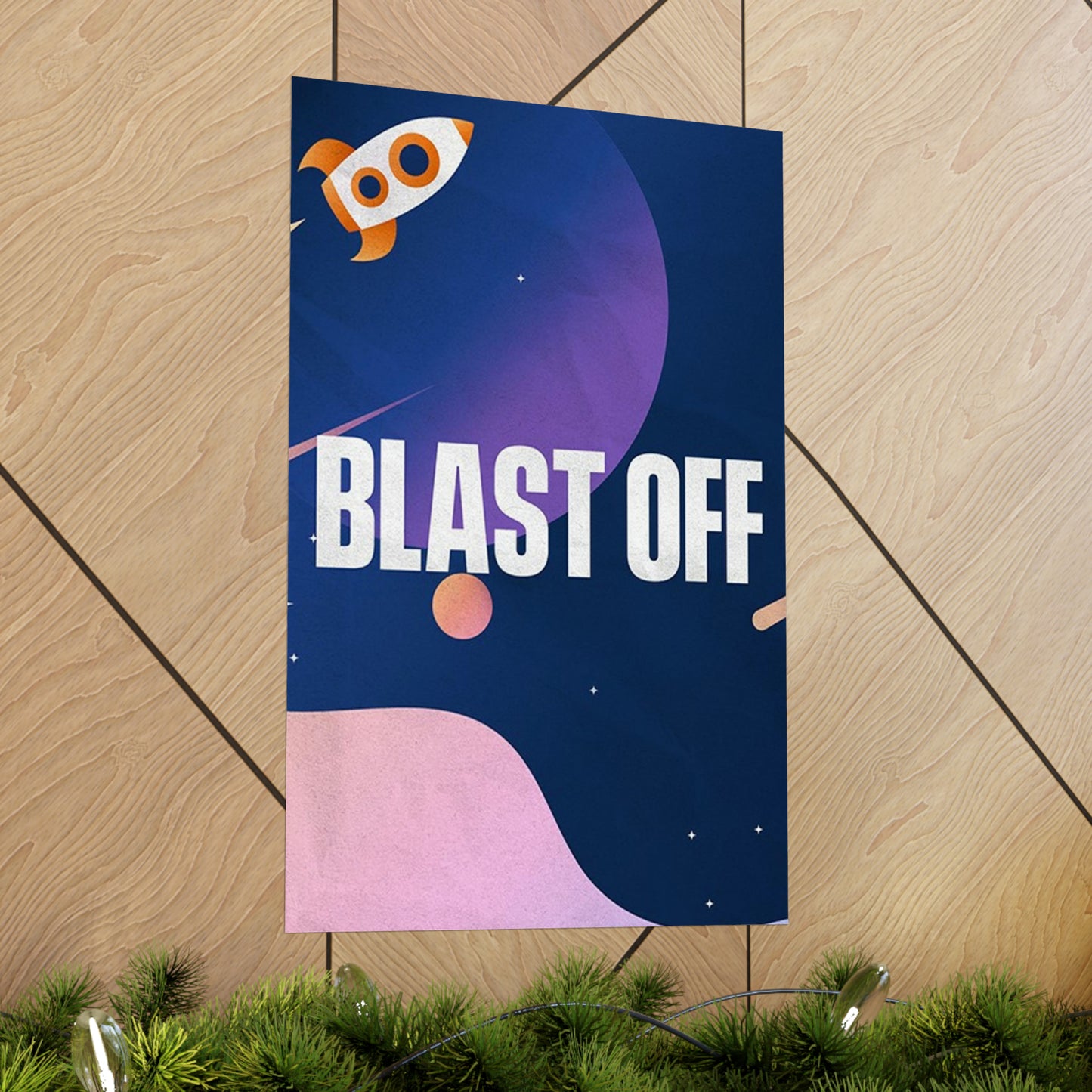 Poster | V7 | Blast Off Series Graphic | Vertical