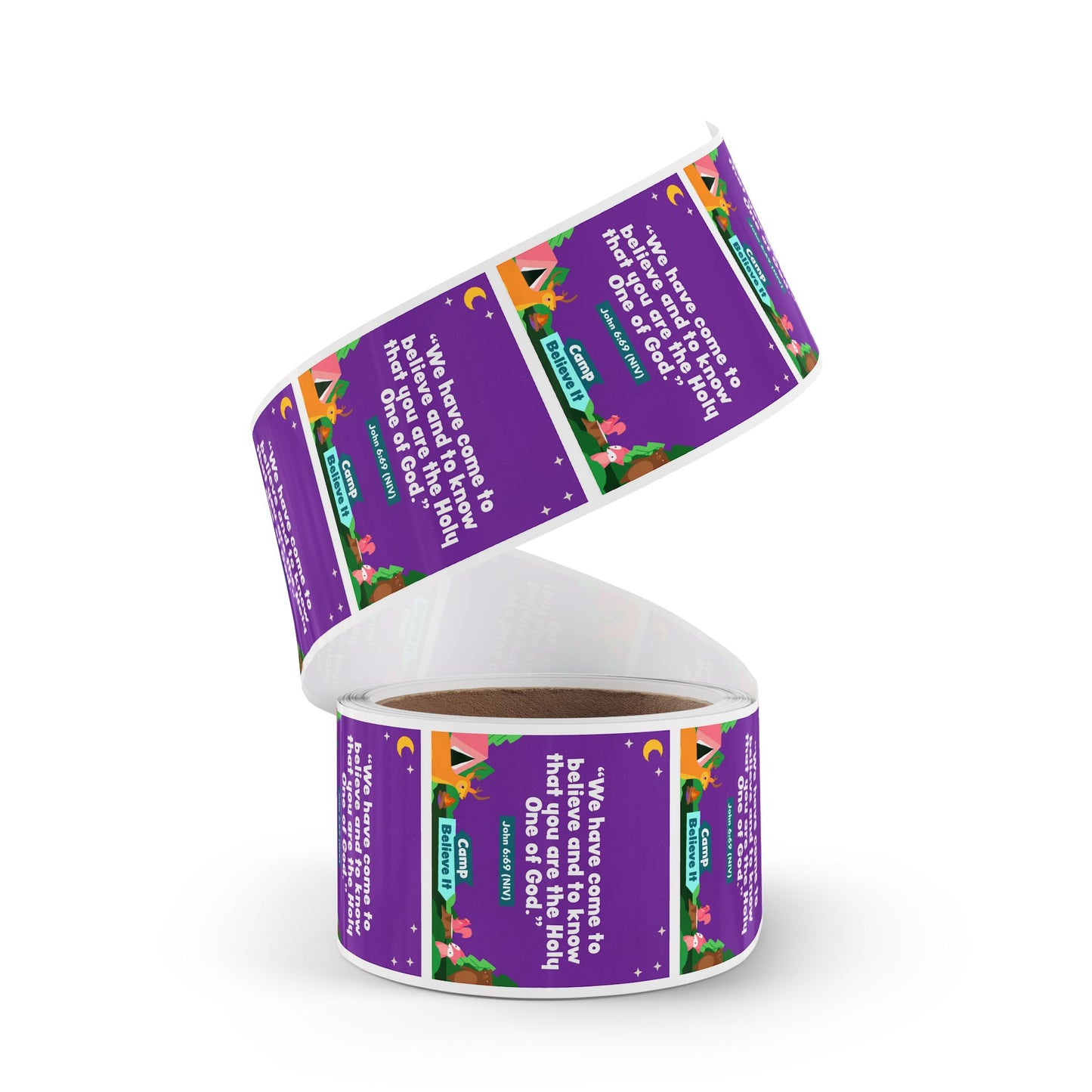 Memory Verse Sticker Roll | V8 | Camp Believe It Preschool