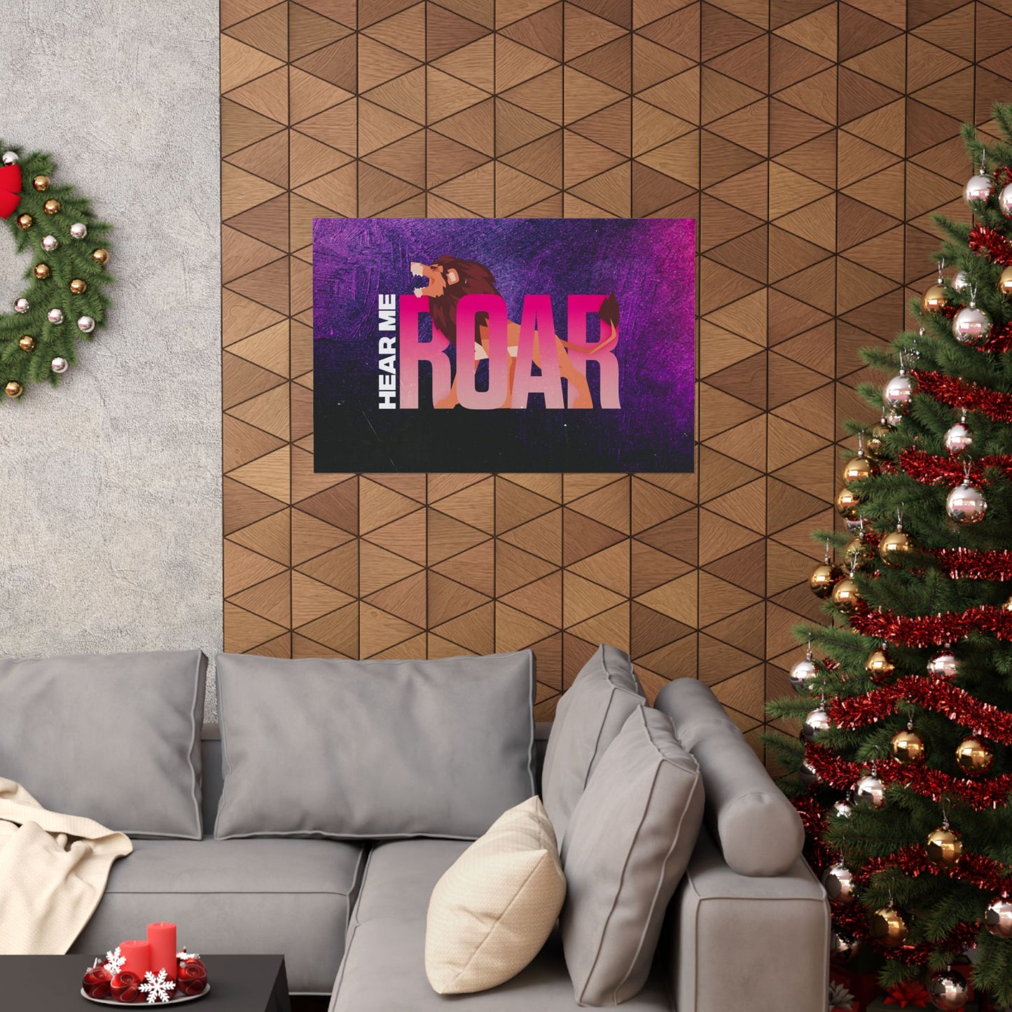 Poster I V6 I Hear Me Roar Preschool Series Graphic I Horizontal