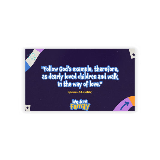 Memory Verse Cards | V9 | We Are Family Elementary