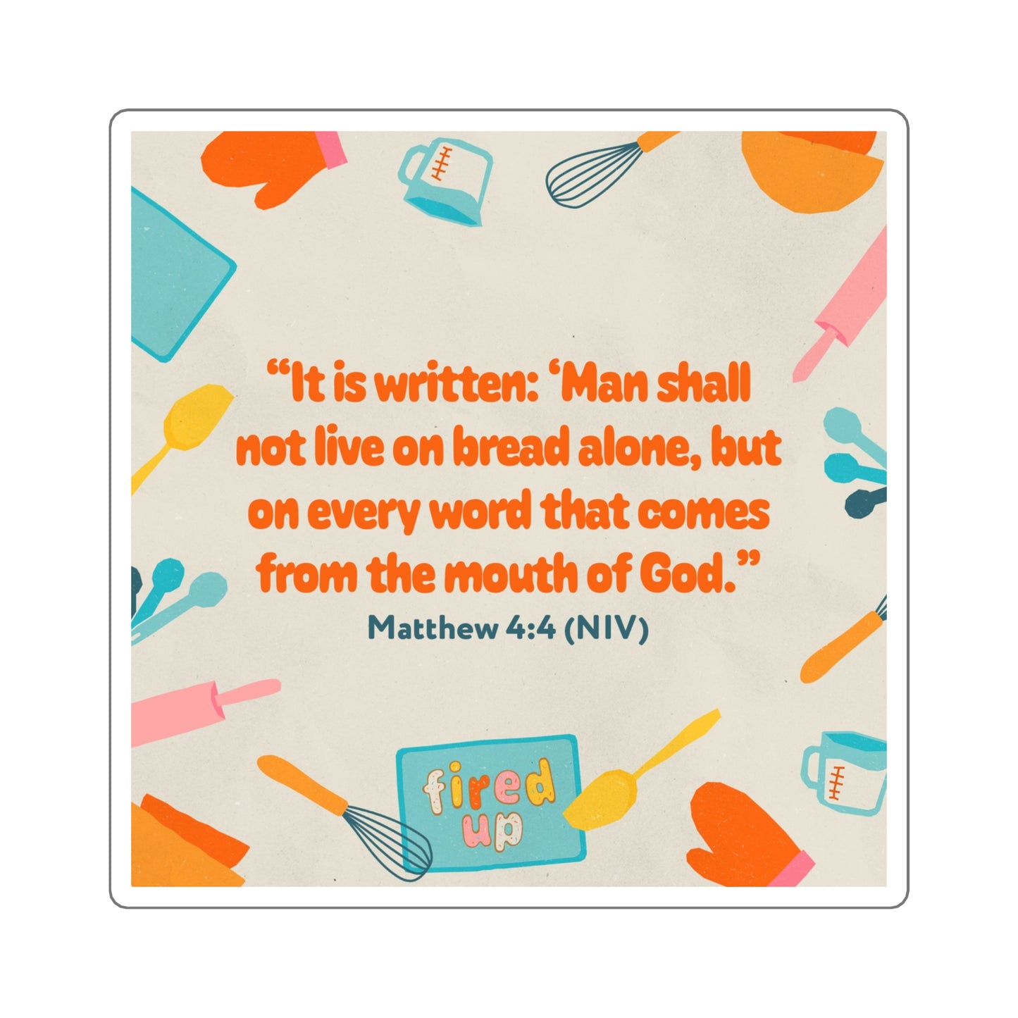 Memory Verse Sticker | V8 | Fired Up Preschool