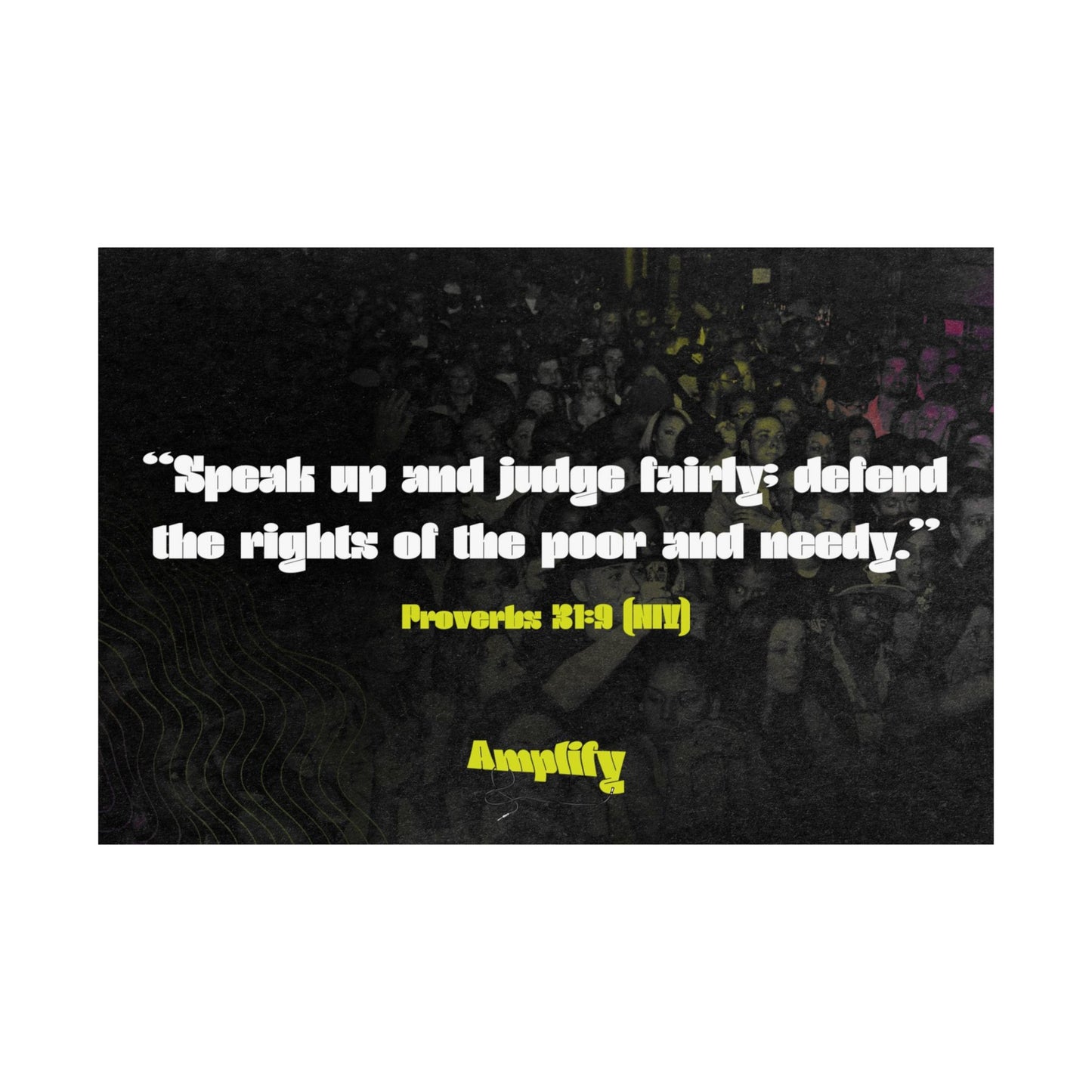 Poster I Amplify Memory Verse Graphic I Horizontal